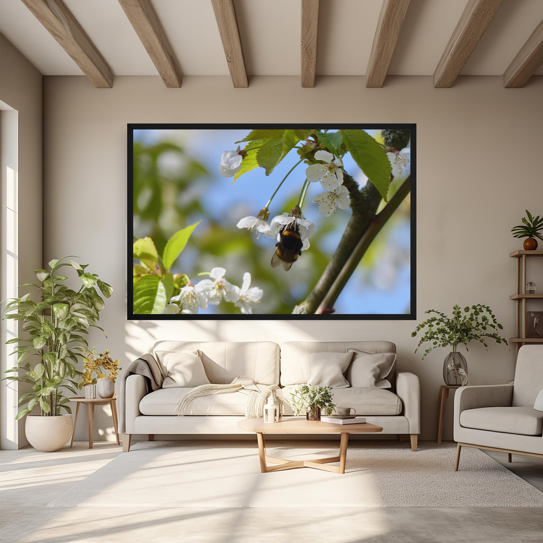 Tablou Canvas Bee Wild Tree mockup 6