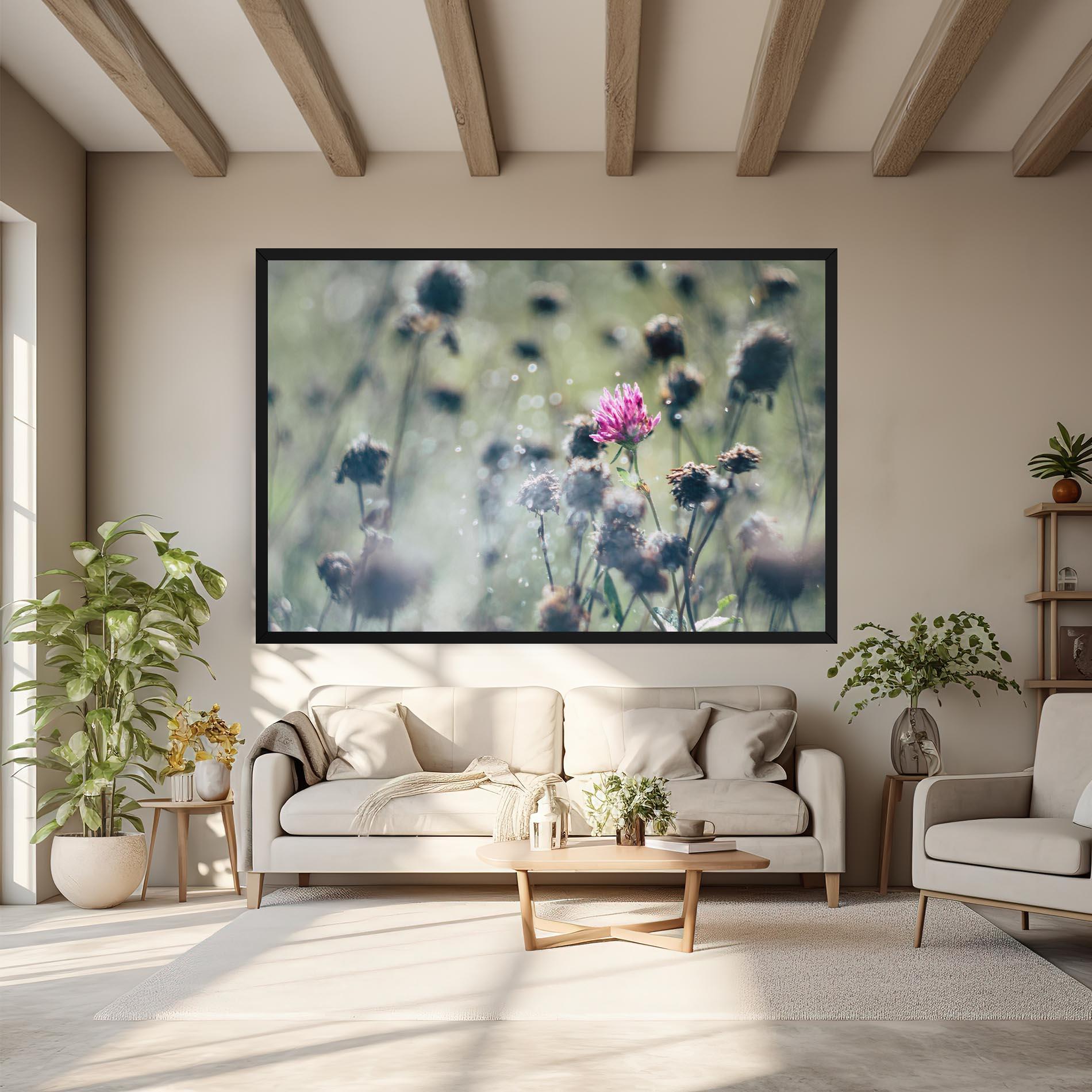 Tablou Canvas Dreamy Purple Flower mockup 6