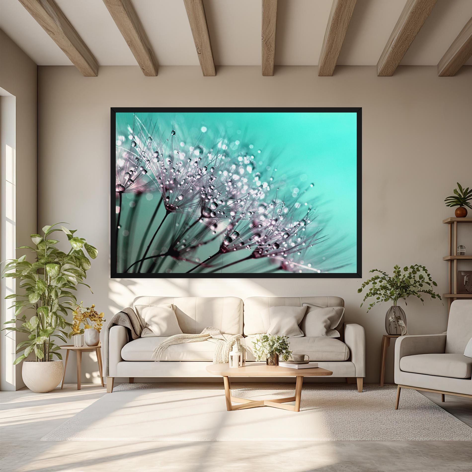 Tablou Canvas Water Flower mockup 6