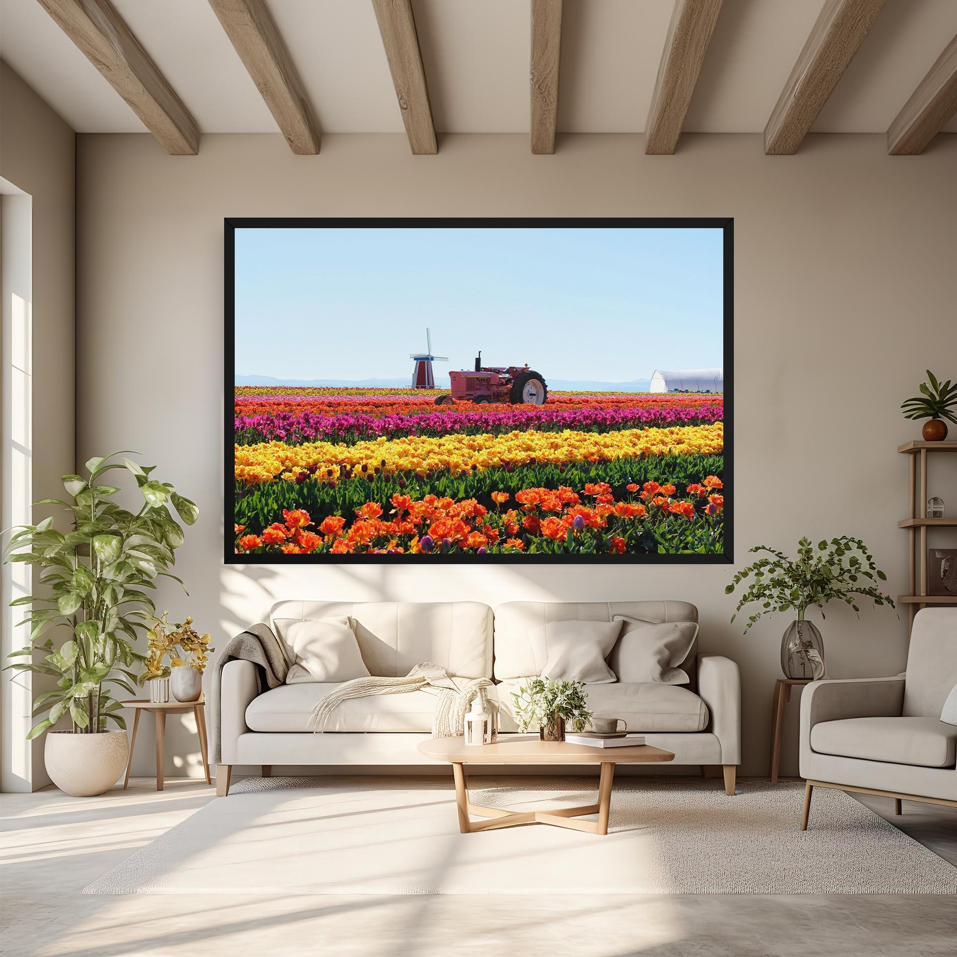 Tablou Canvas Working Wild Field mockup 6