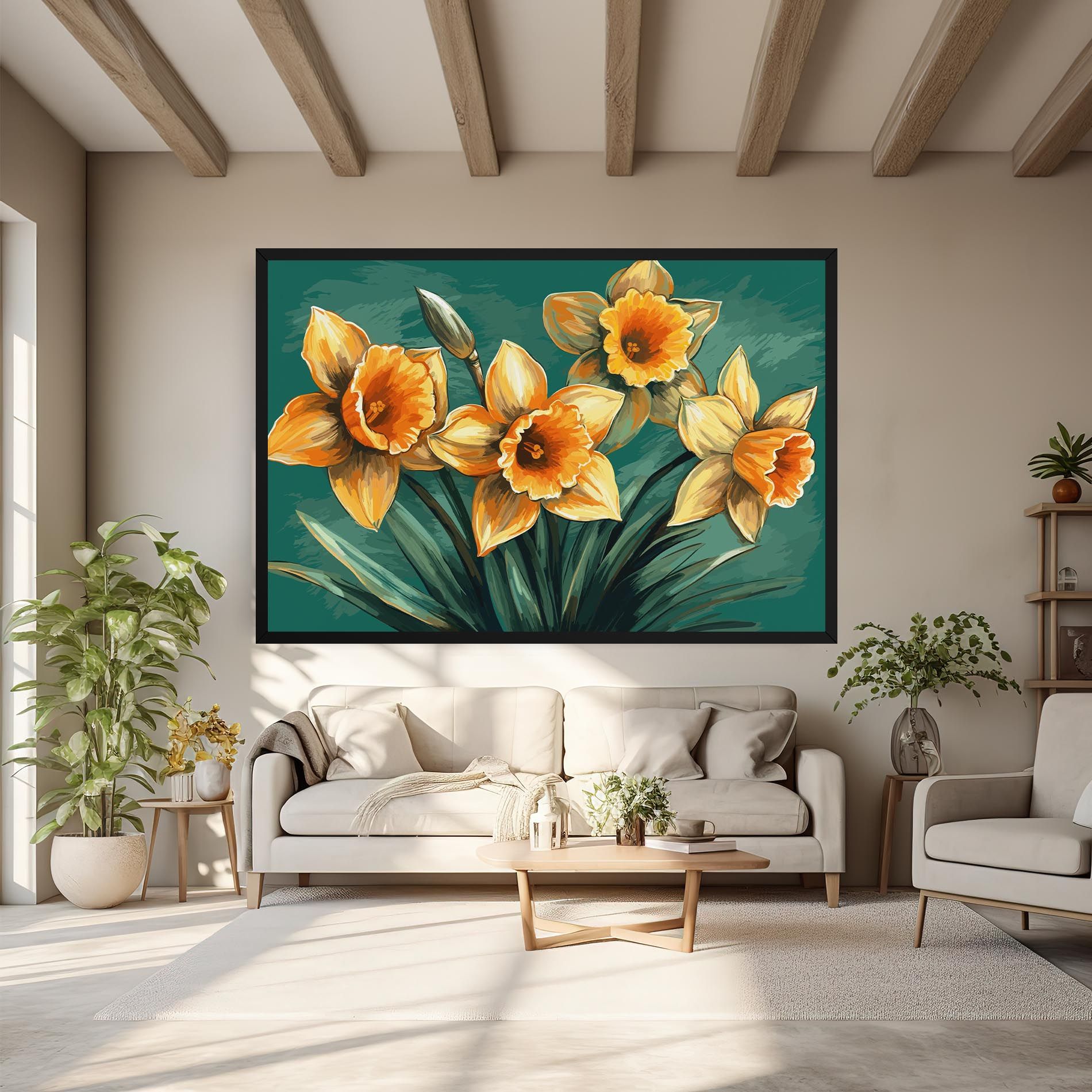 Yellow Wild Flower mockup 6