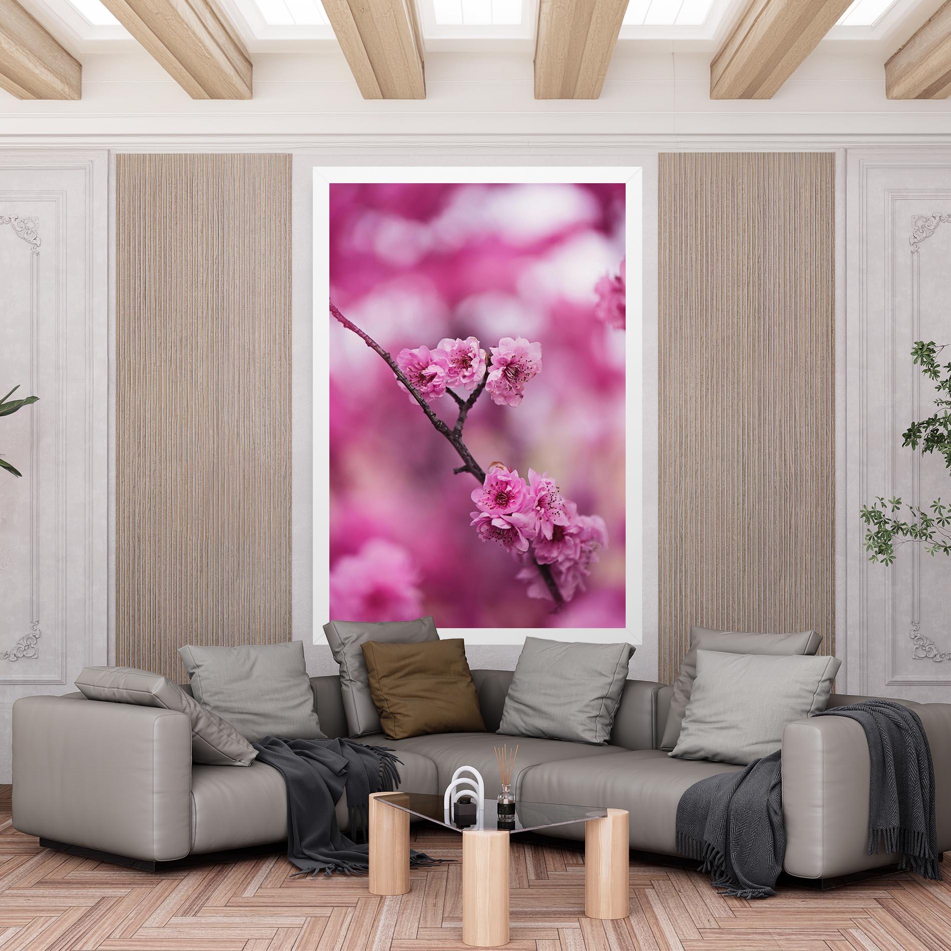 Tablou Canvas Pink Flower Tree mockup 6