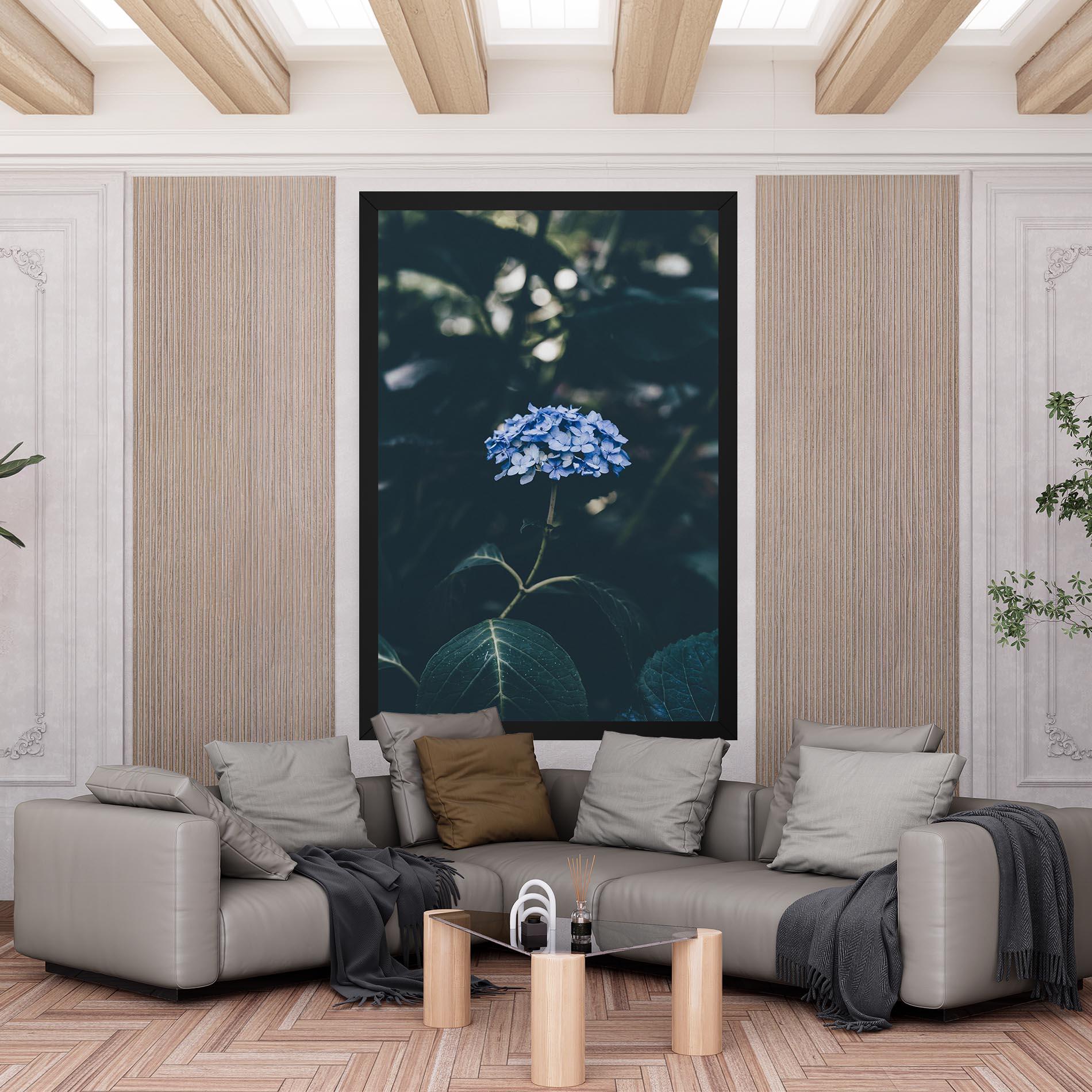 Tablou Canvas Forest Blue Flower mockup 6