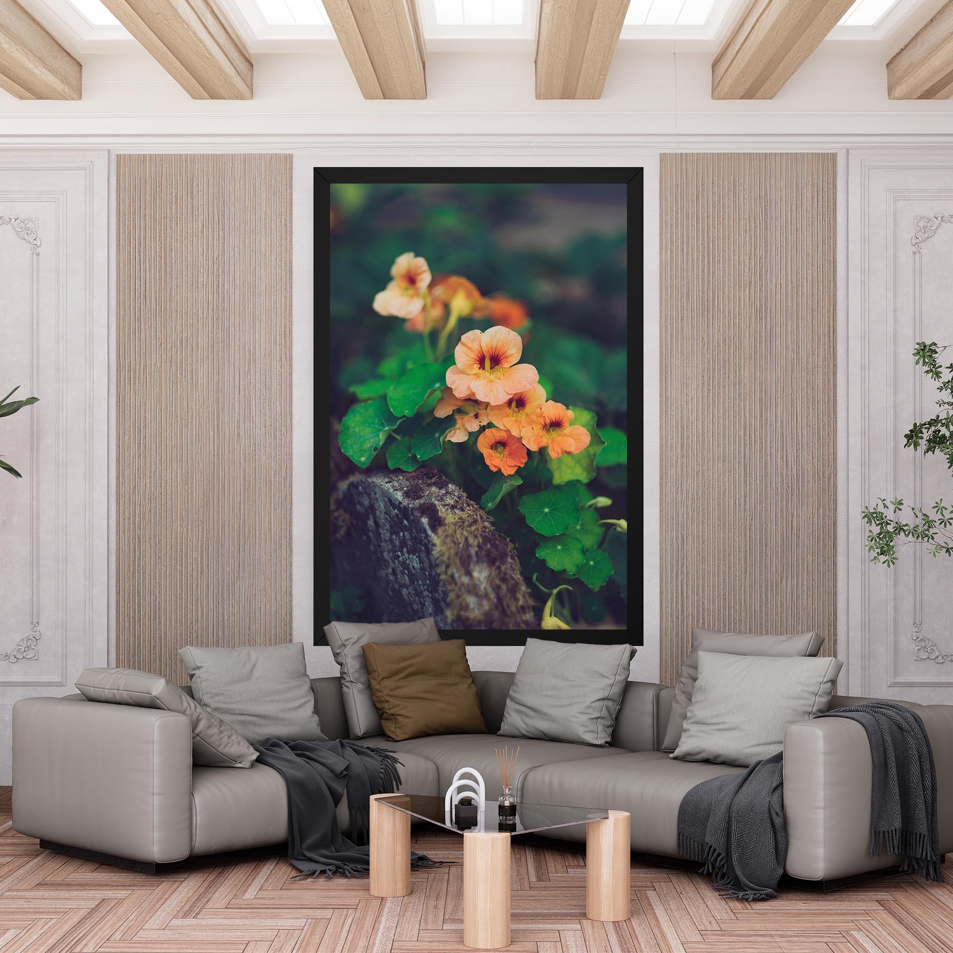 Tablou Canvas Small Pink Flowers mockup 6