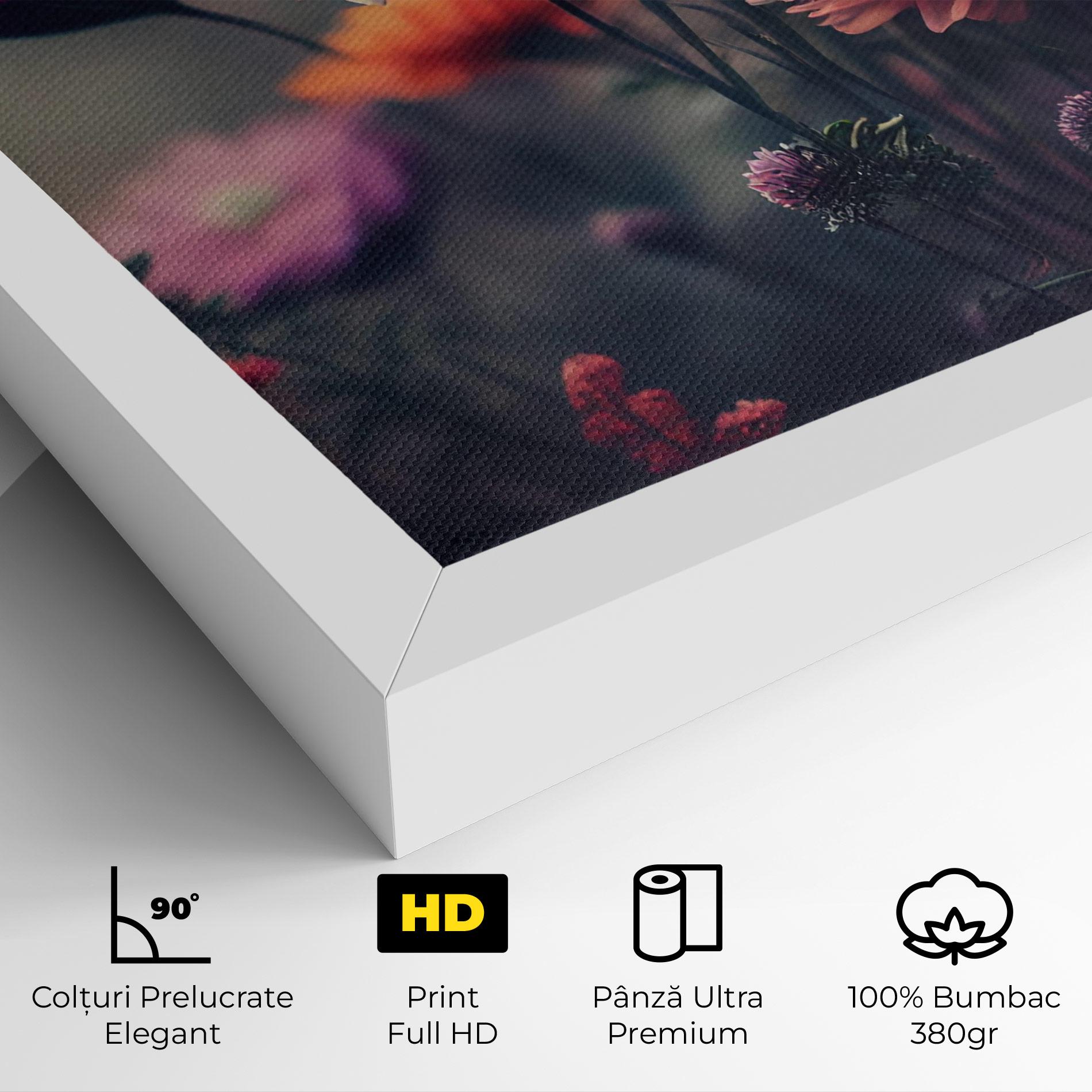 Tablou Canvas Beautiful Flower Garden mockup 4
