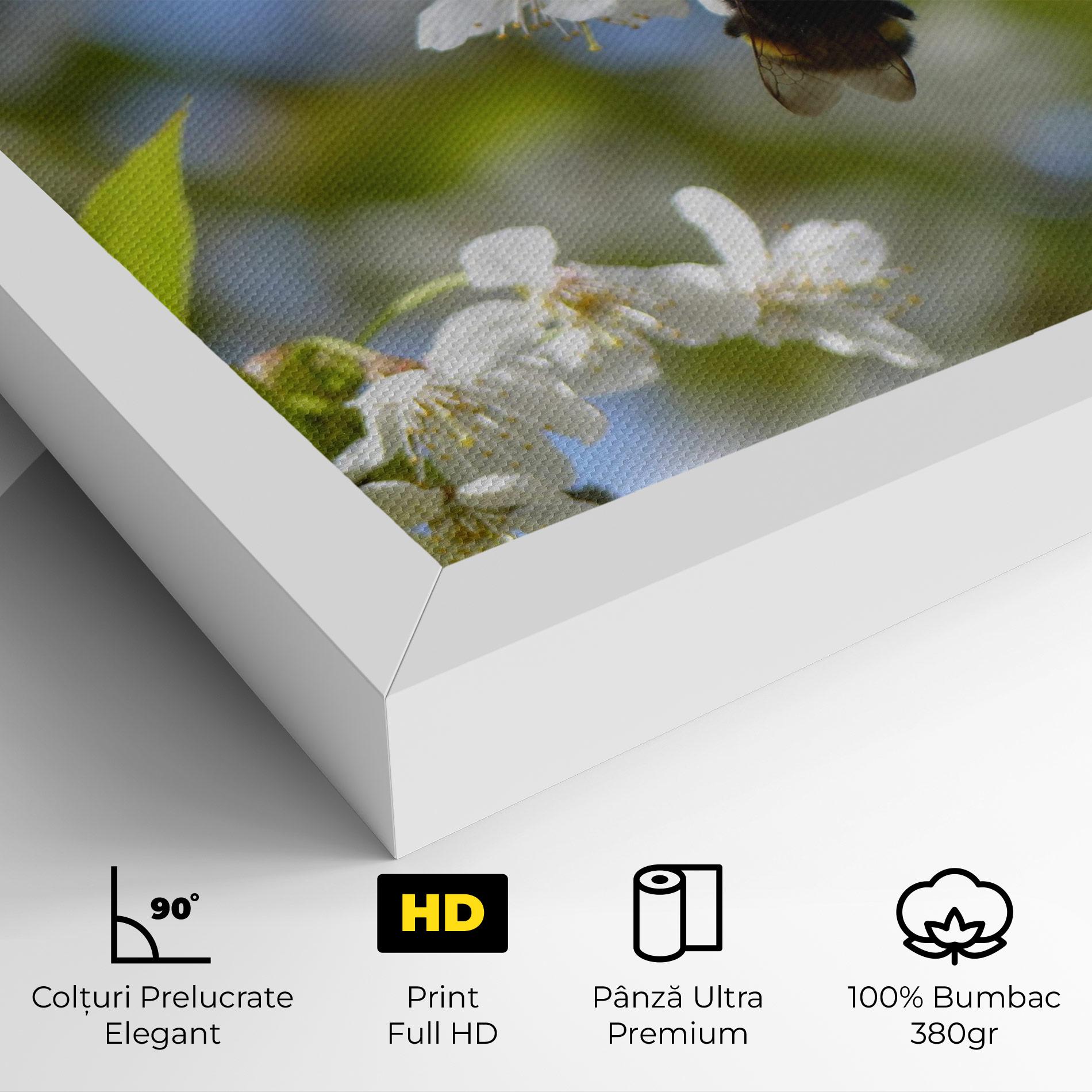 Tablou Canvas Bee Wild Tree mockup 4