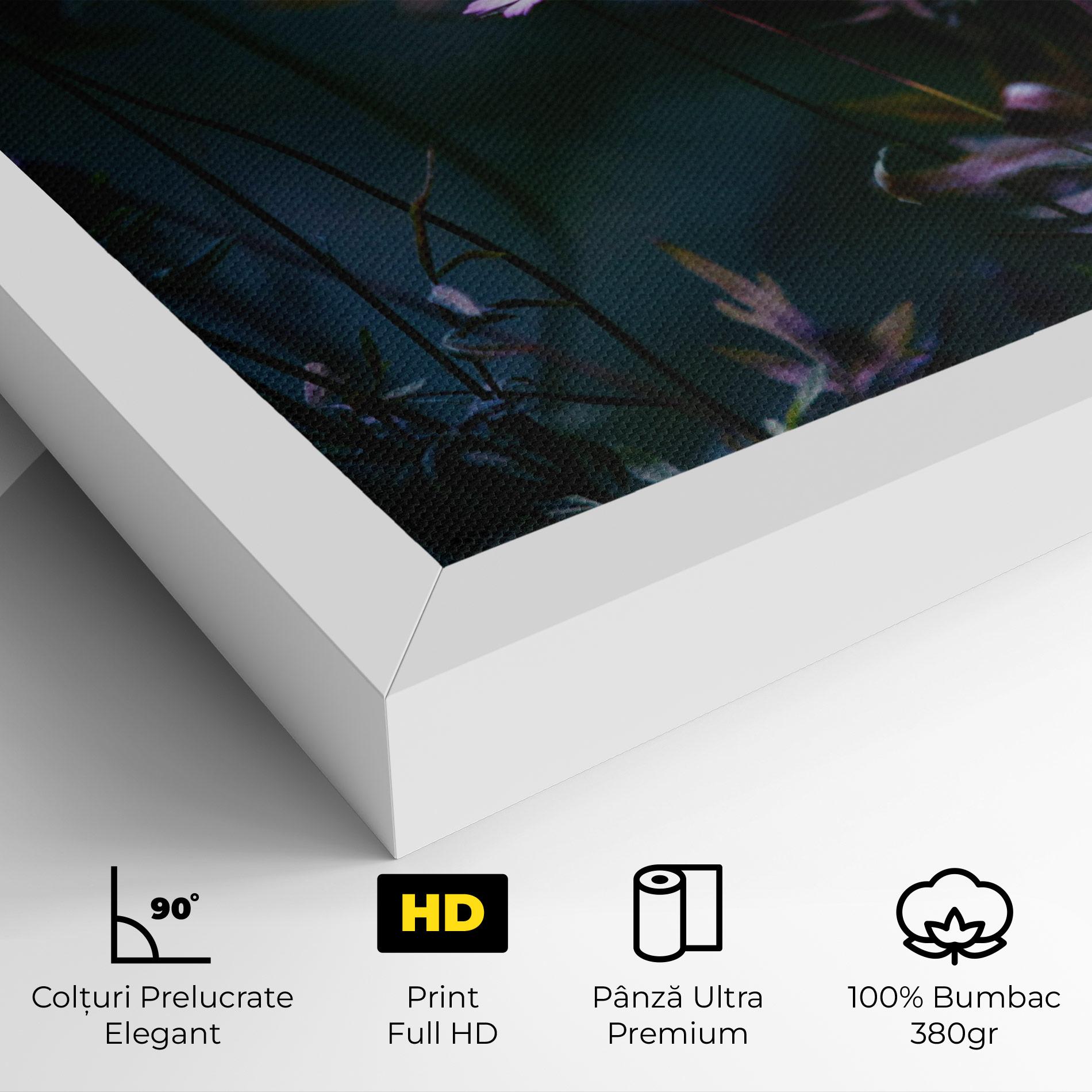 Tablou Canvas Night Flowers mockup 4