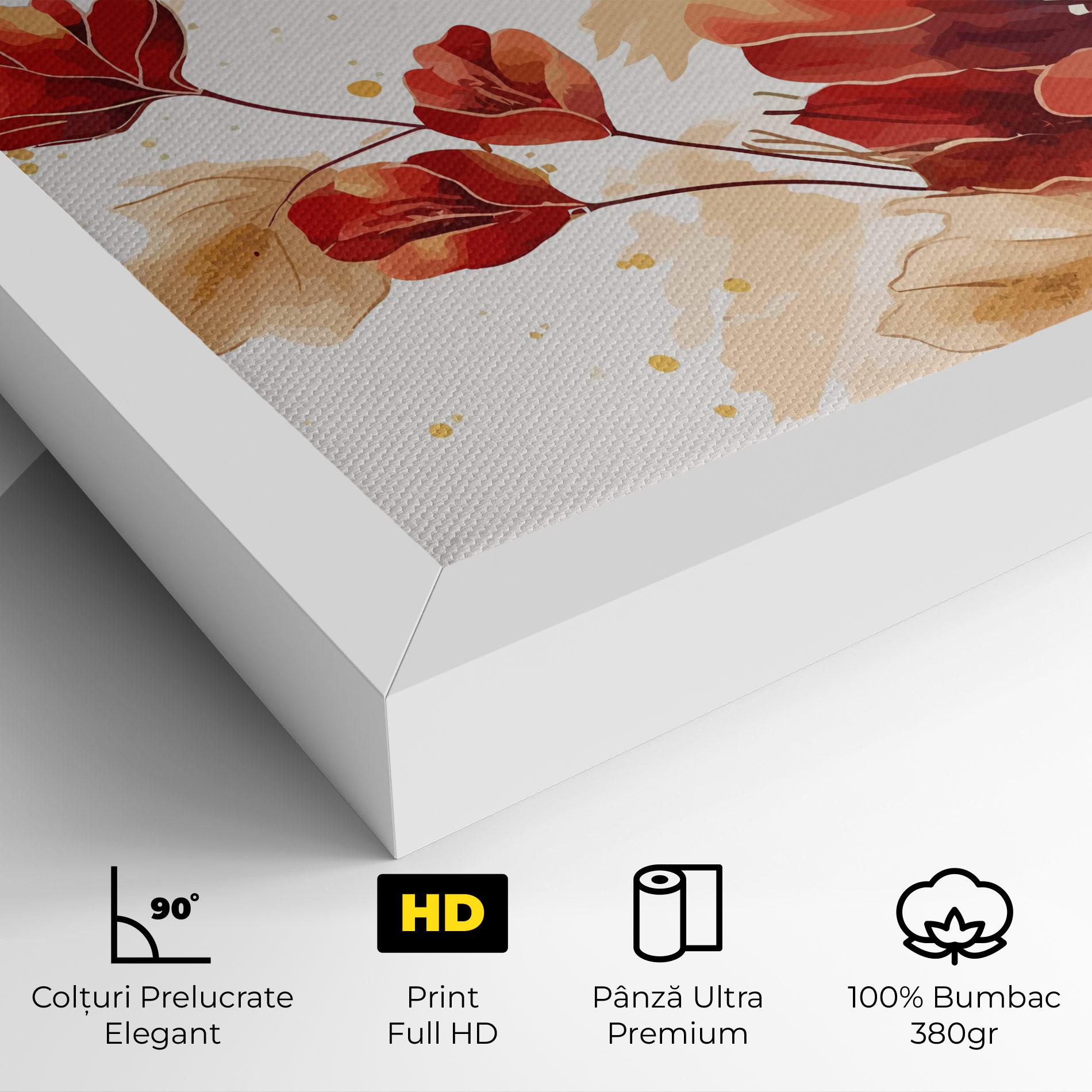 Tablou Canvas Red Wild Gold mockup 4