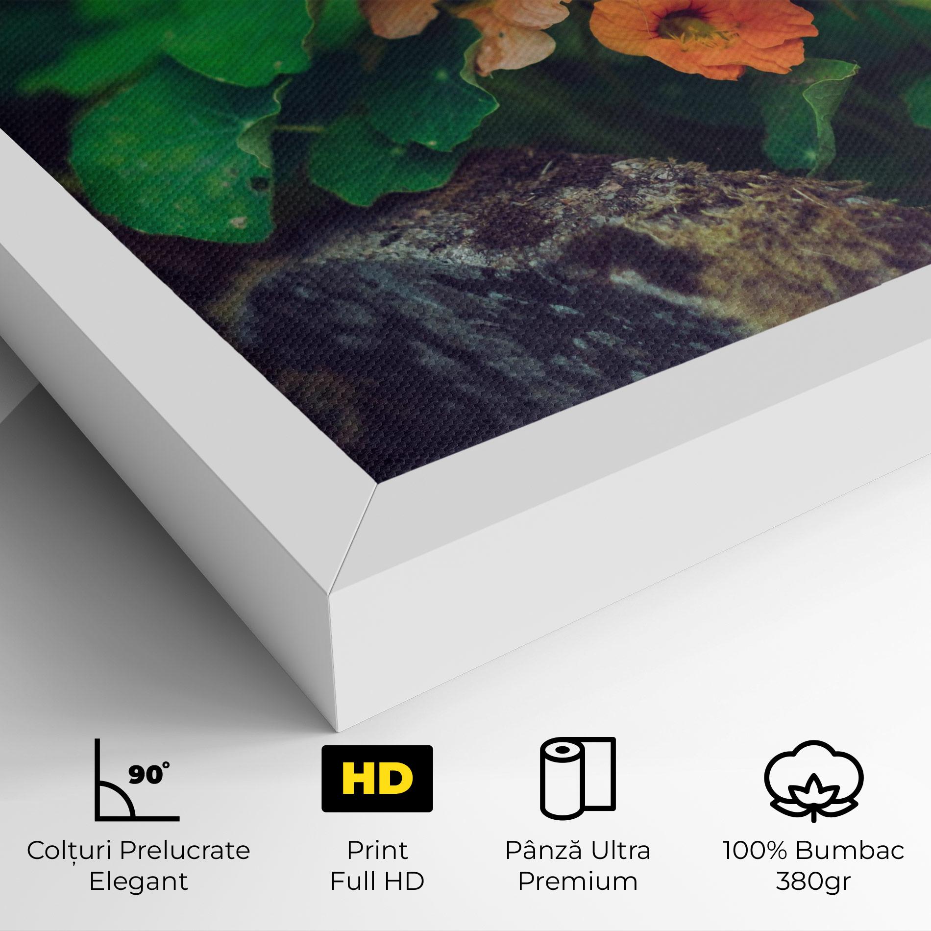 Tablou Canvas Small Pink Flowers mockup 4