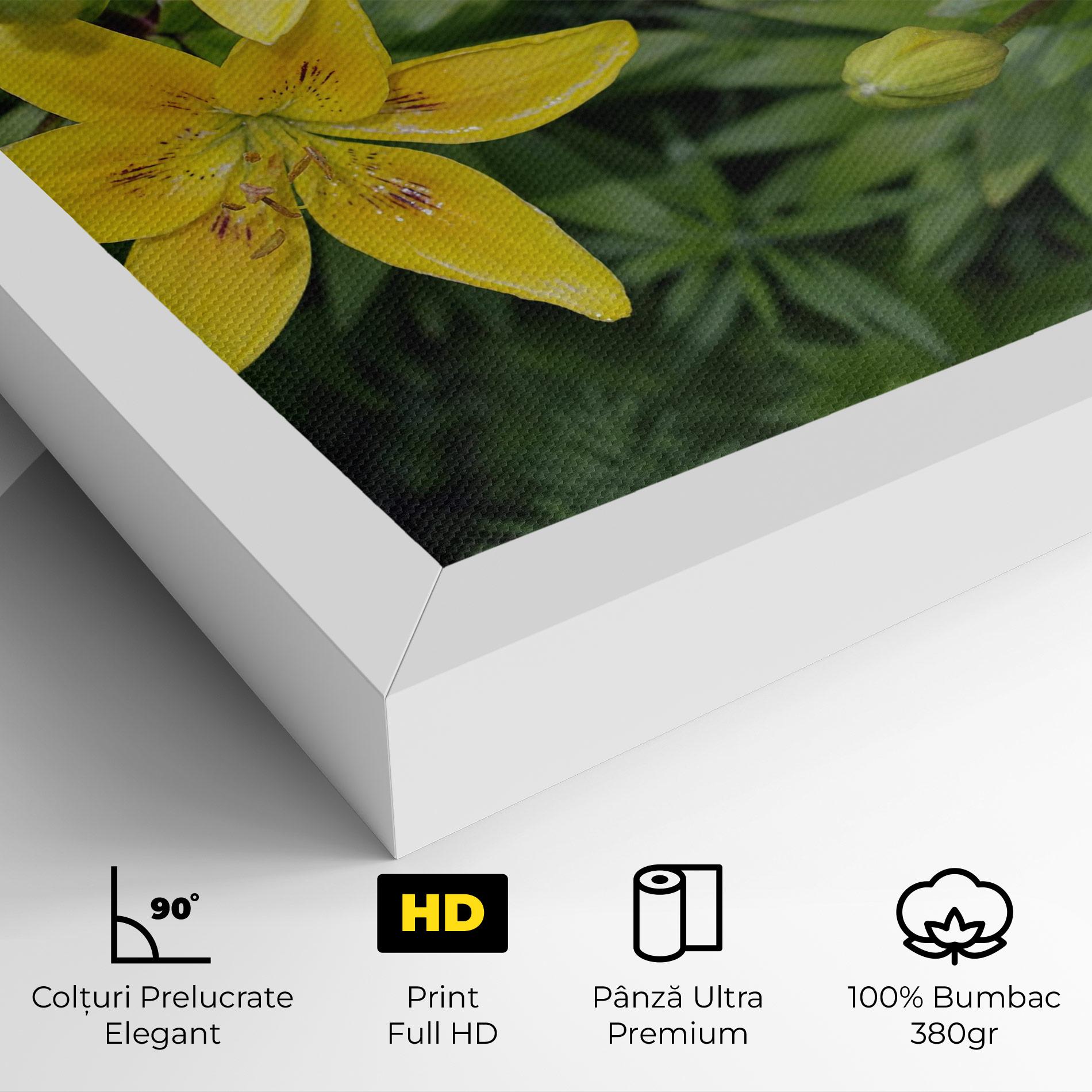 Tablou Canvas Yellow Flowers mockup 4