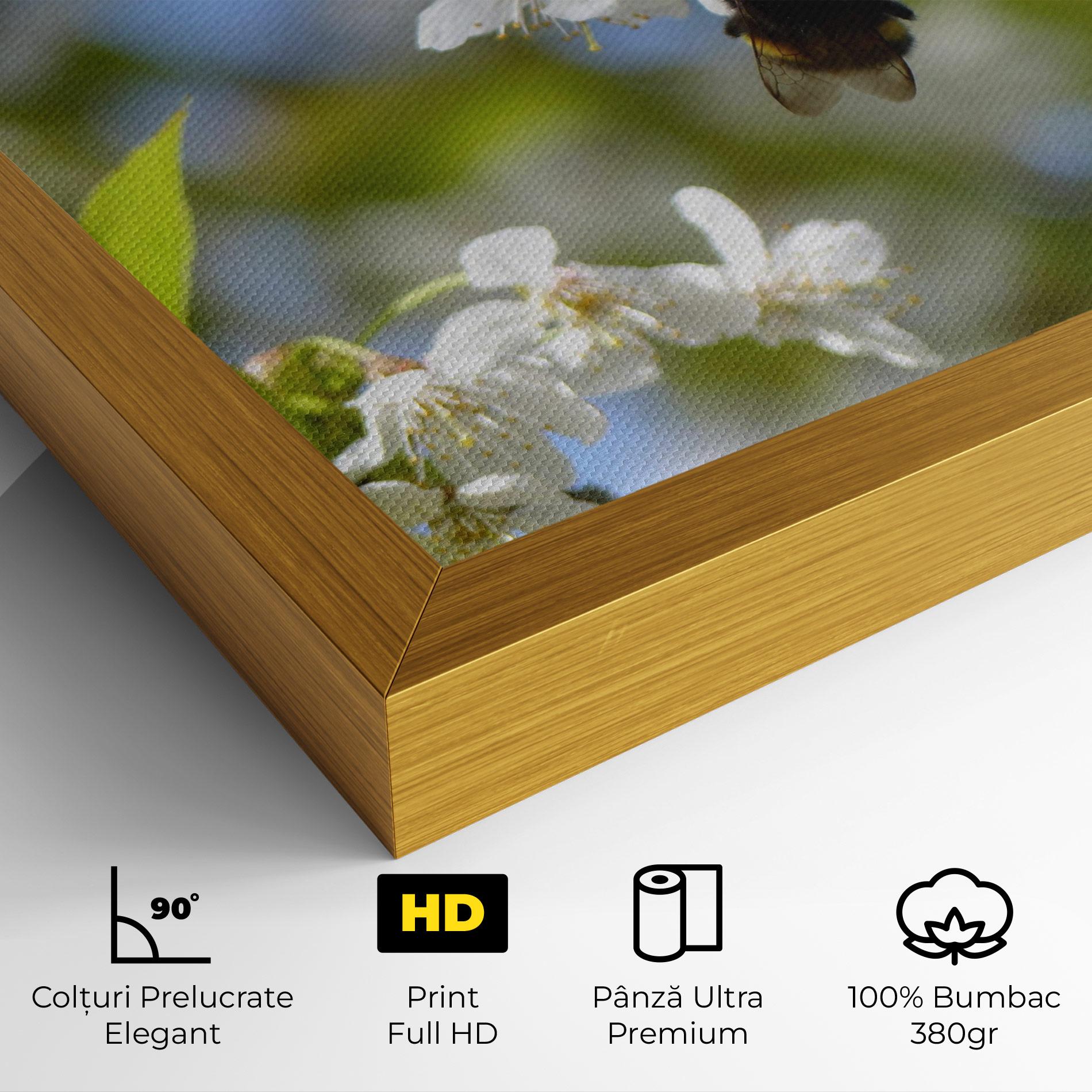 Tablou Canvas Bee Wild Tree mockup 4