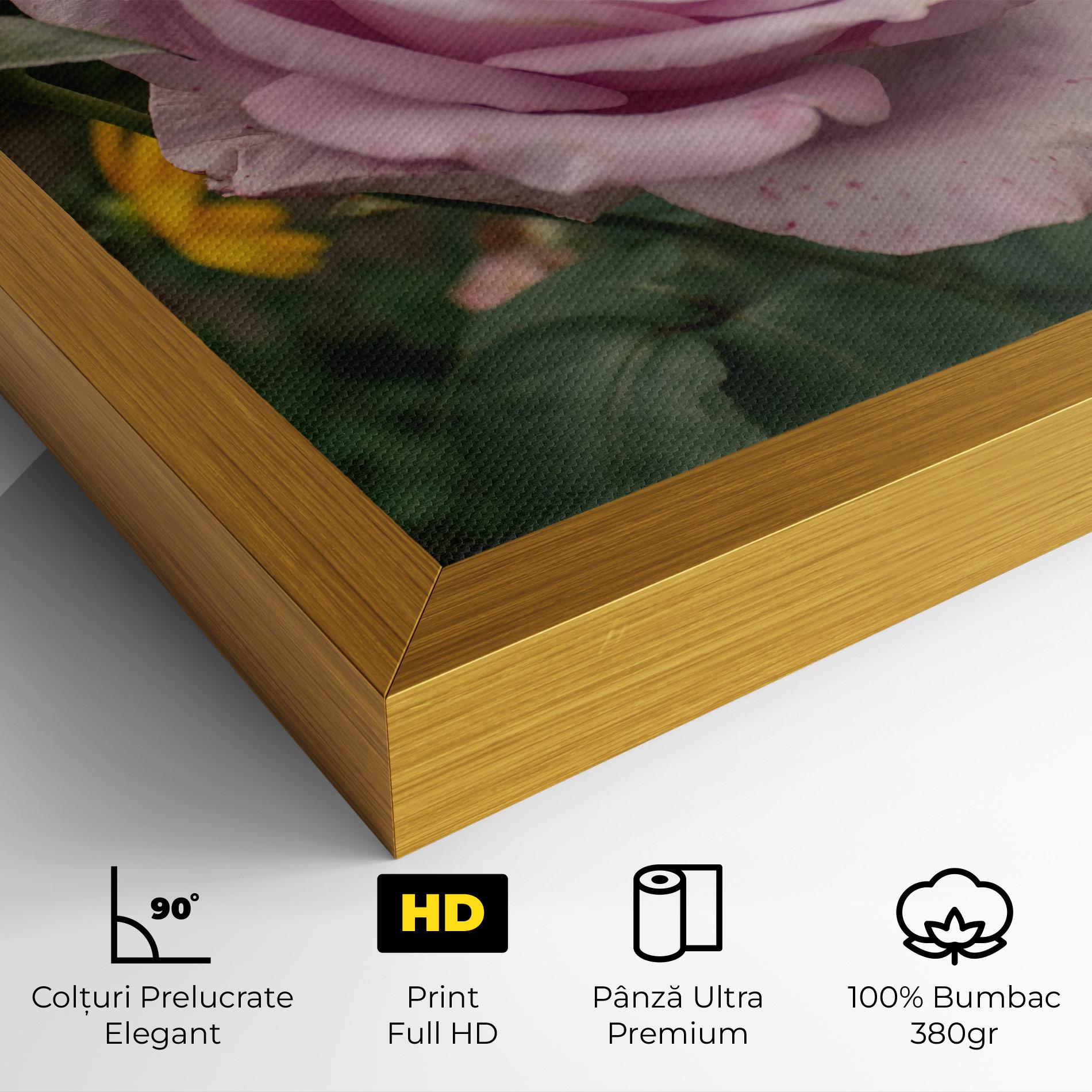 Tablou Canvas Garden Pink Rose mockup 4