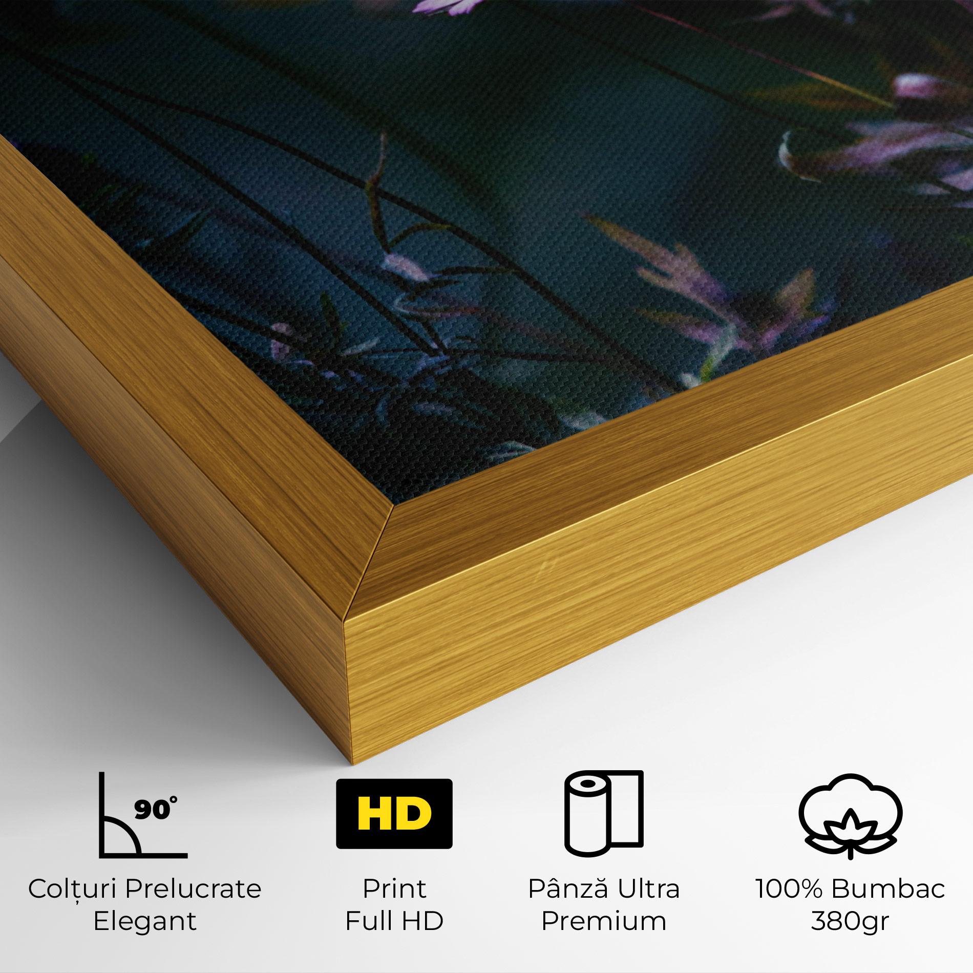 Tablou Canvas Night Flowers mockup 4