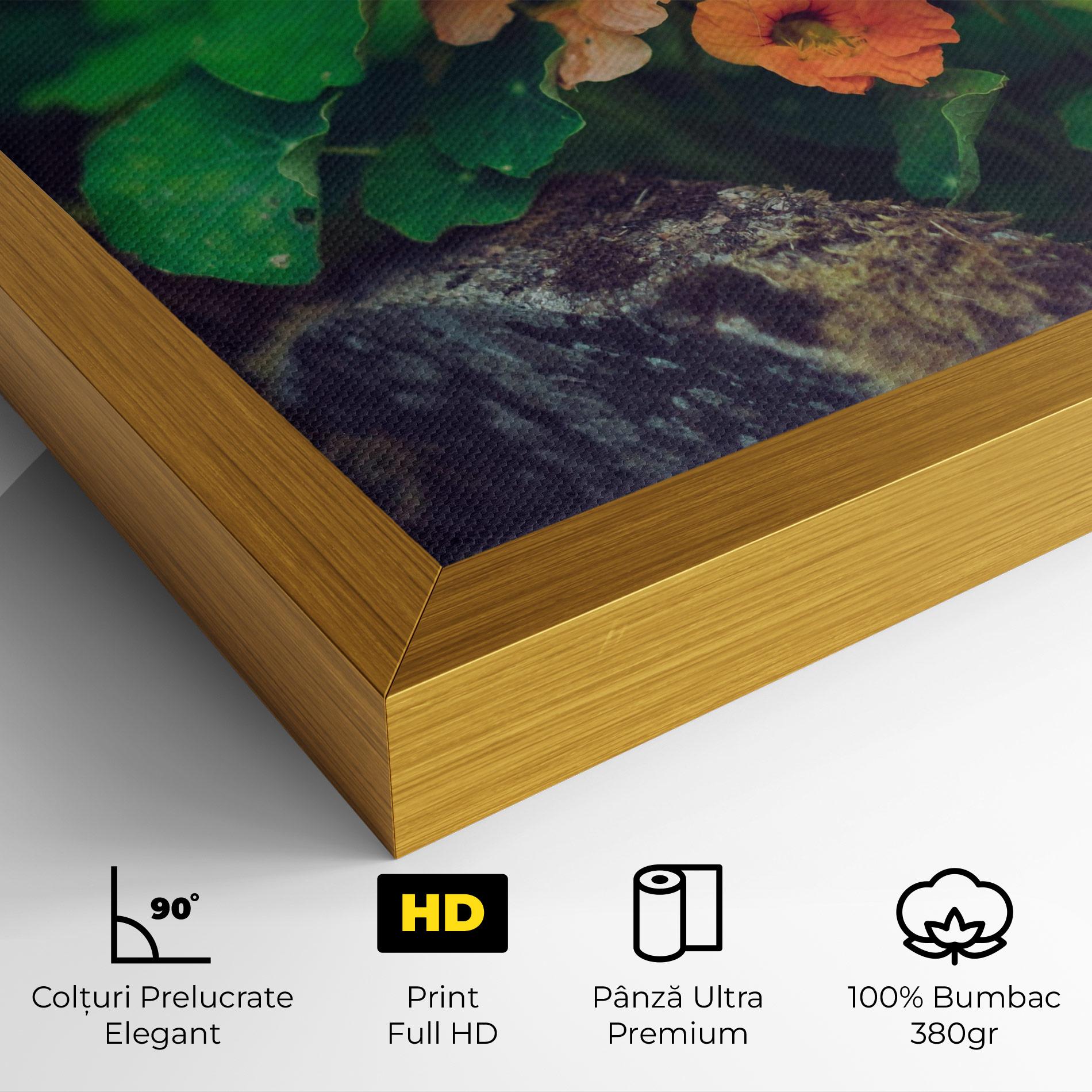 Tablou Canvas Small Pink Flowers mockup 4