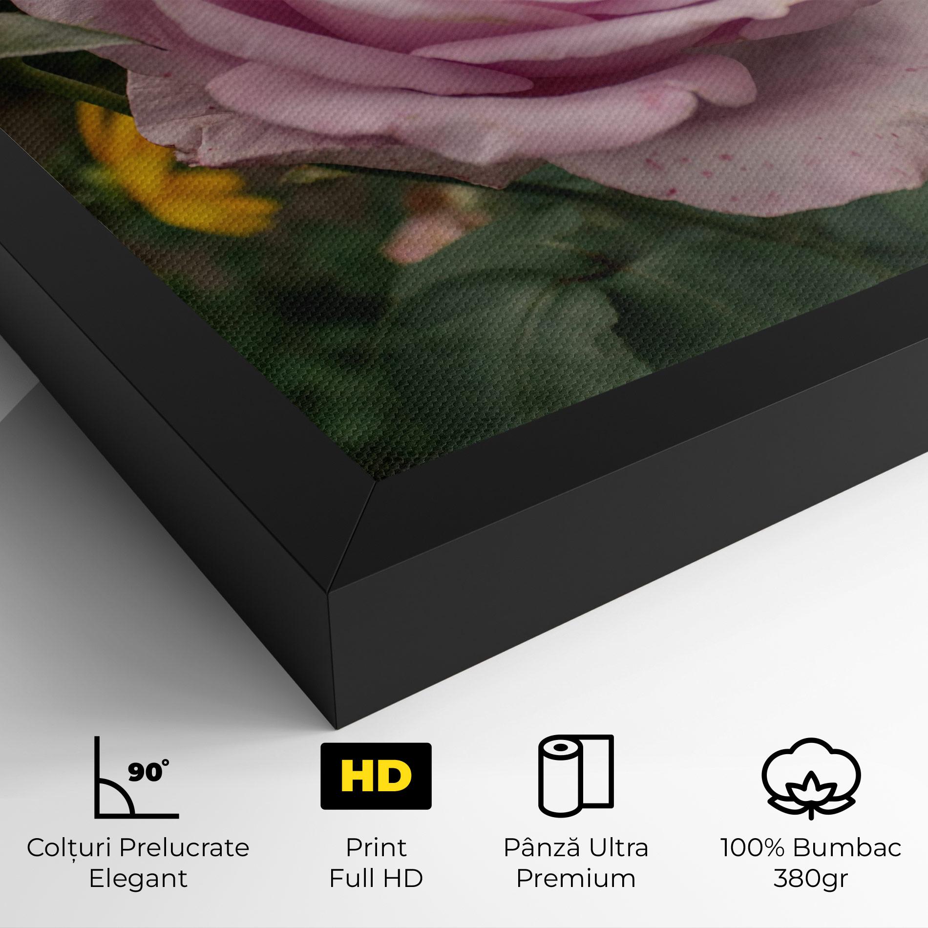 Tablou Canvas Garden Pink Rose mockup 4