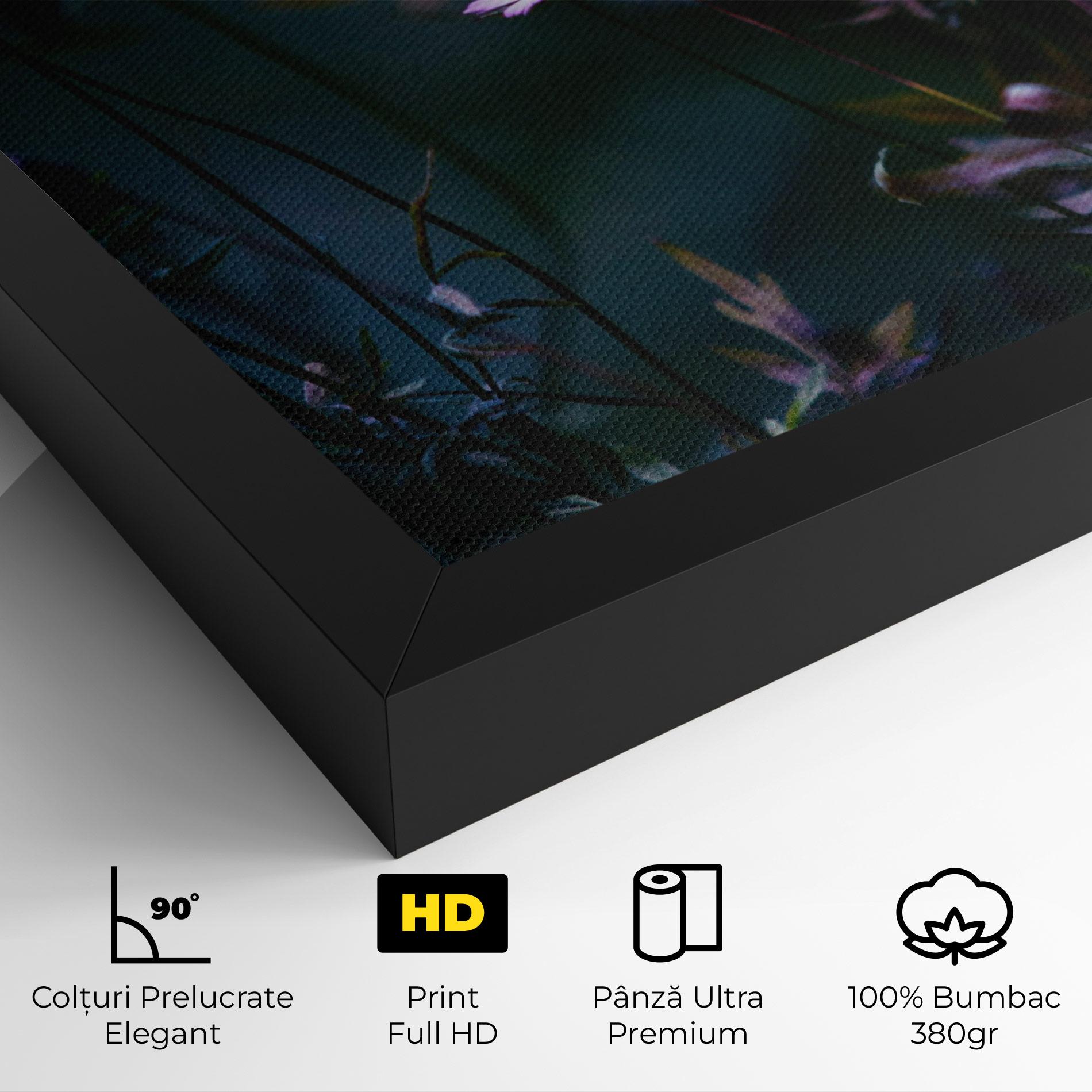 Tablou Canvas Night Flowers mockup 4