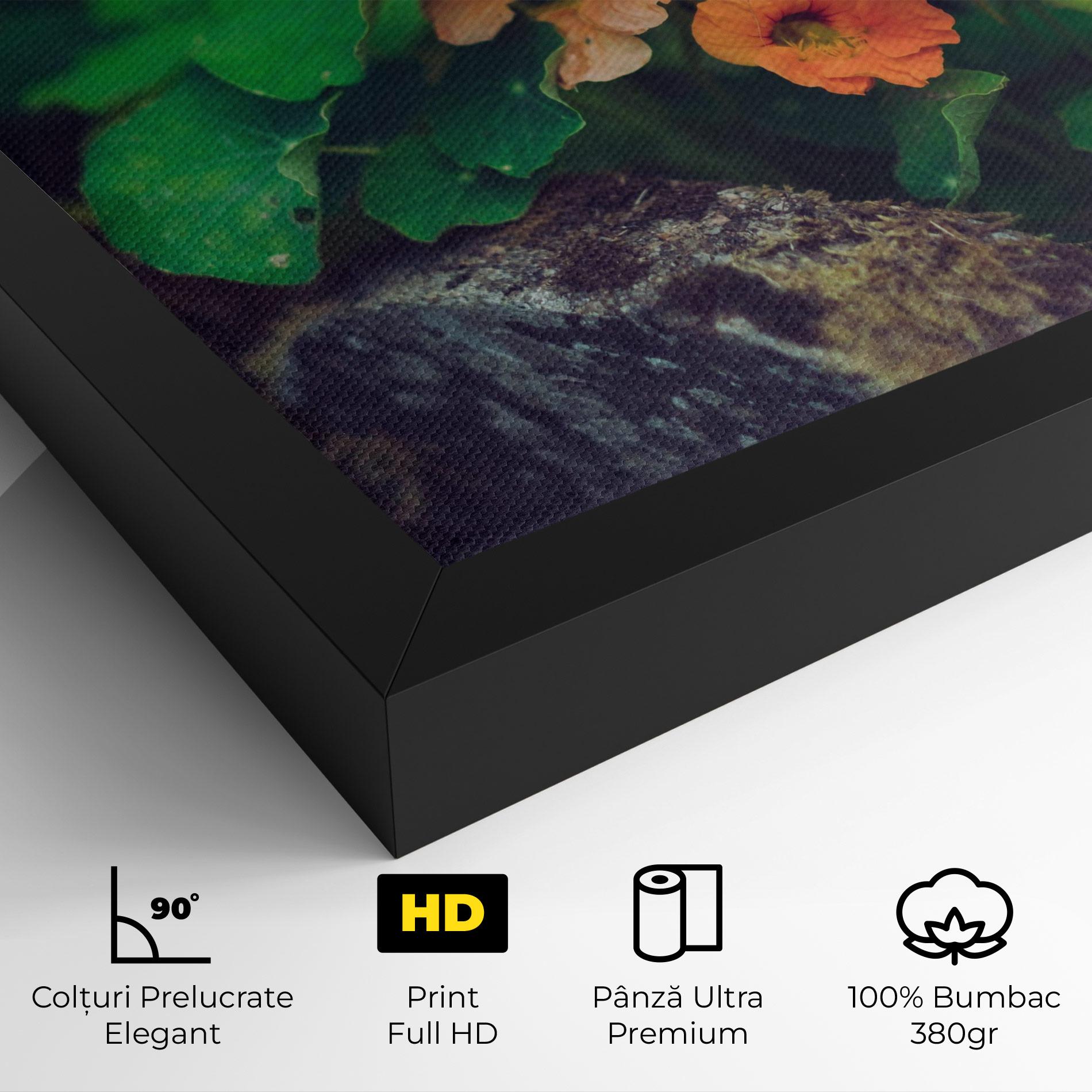 Tablou Canvas Small Pink Flowers mockup 4