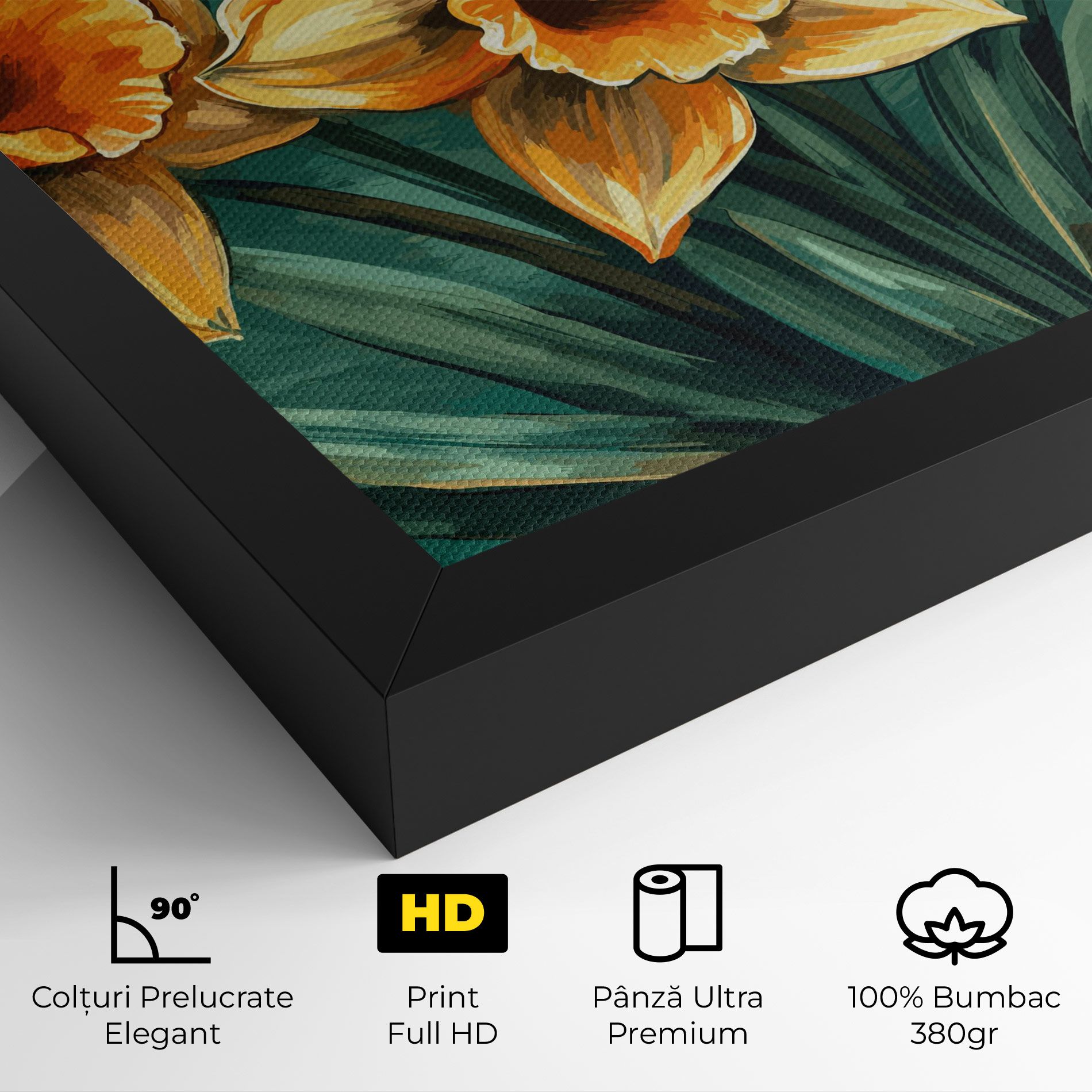 Yellow Wild Flower mockup 4