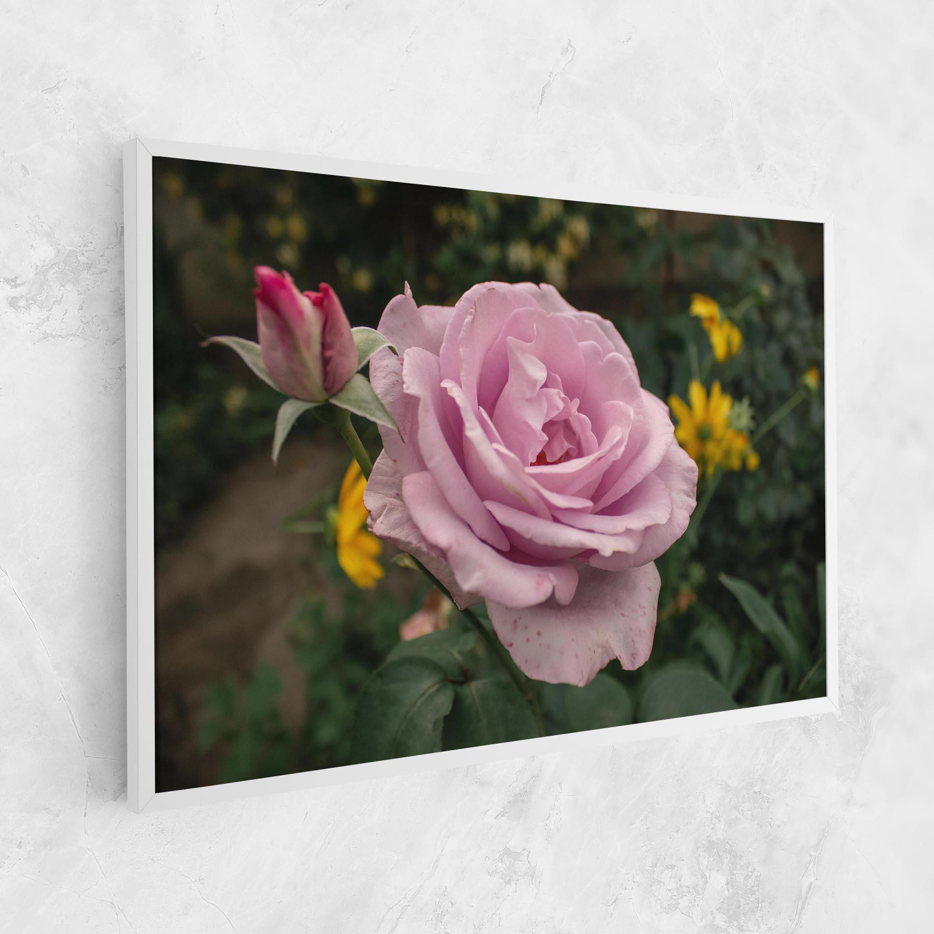 Tablou Canvas Garden Pink Rose mockup 1