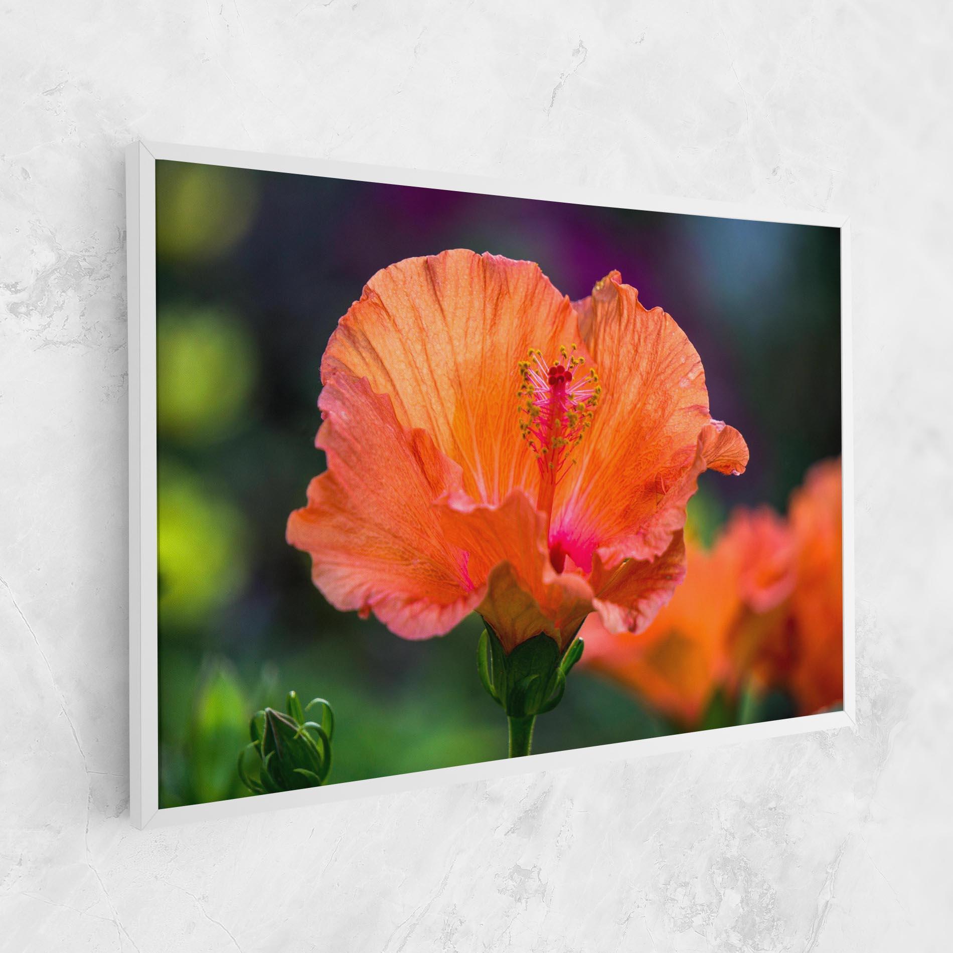 Tablou Canvas Orange Wild Flower mockup 1