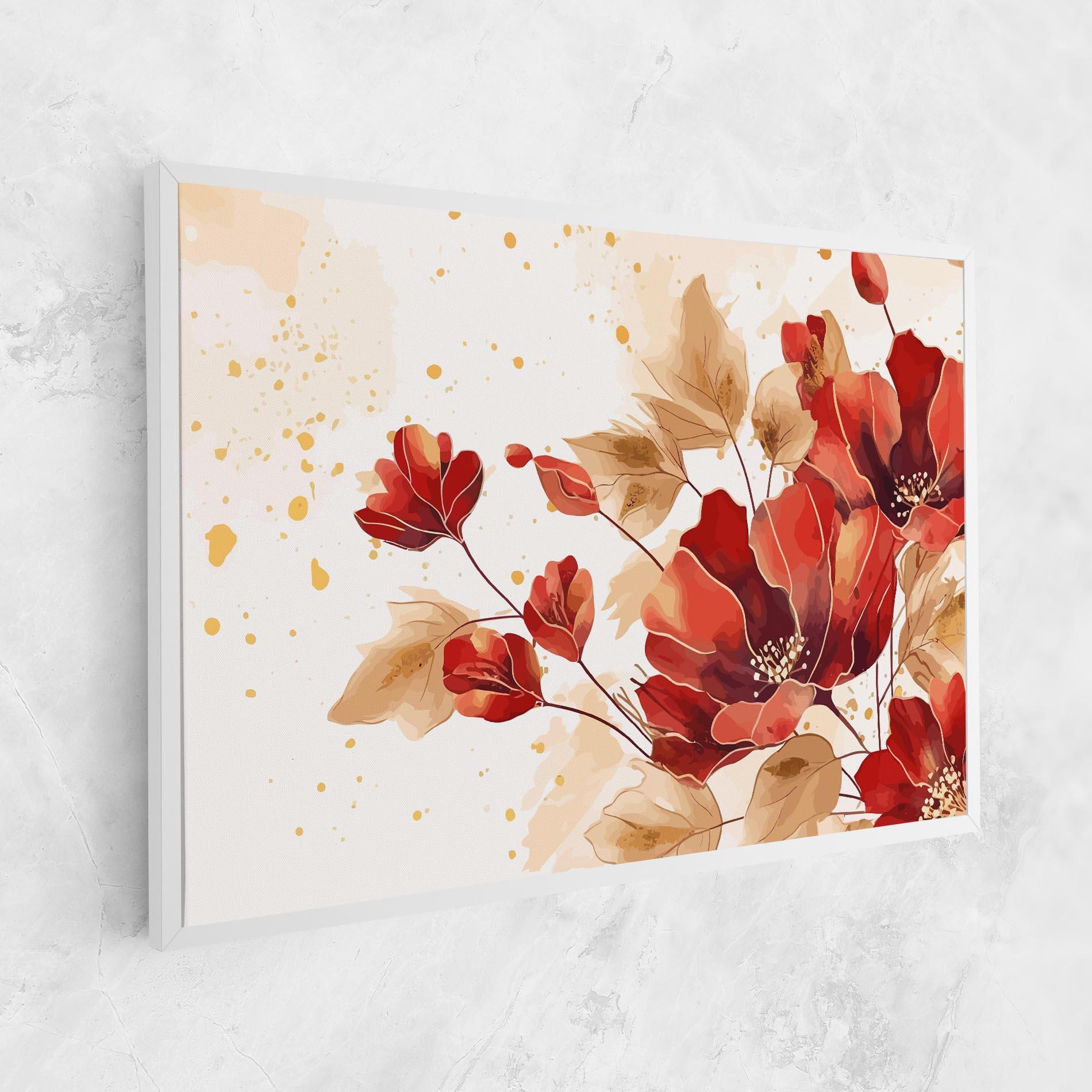Tablou Canvas Red Wild Gold mockup 1