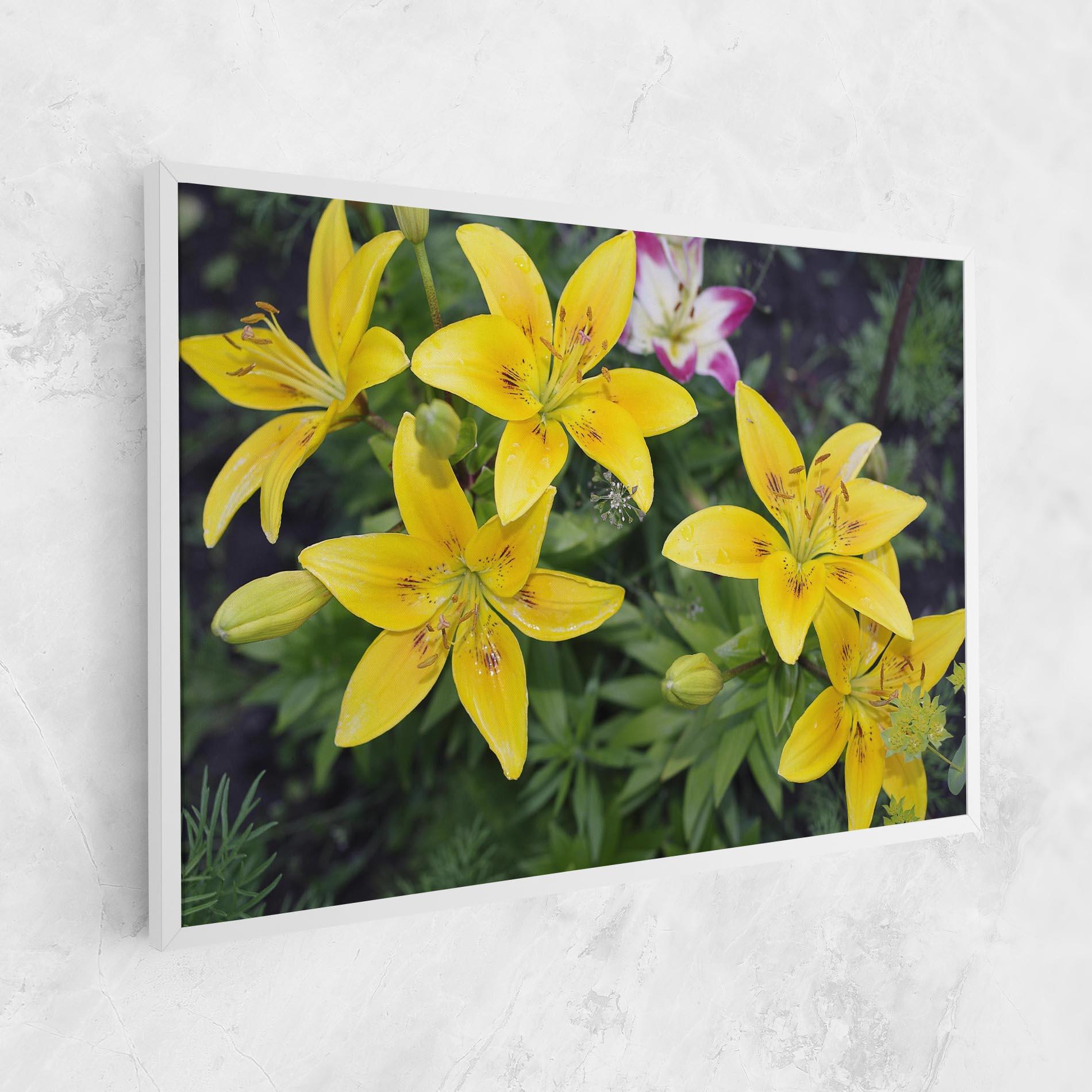 Tablou Canvas Yellow Flowers mockup 1