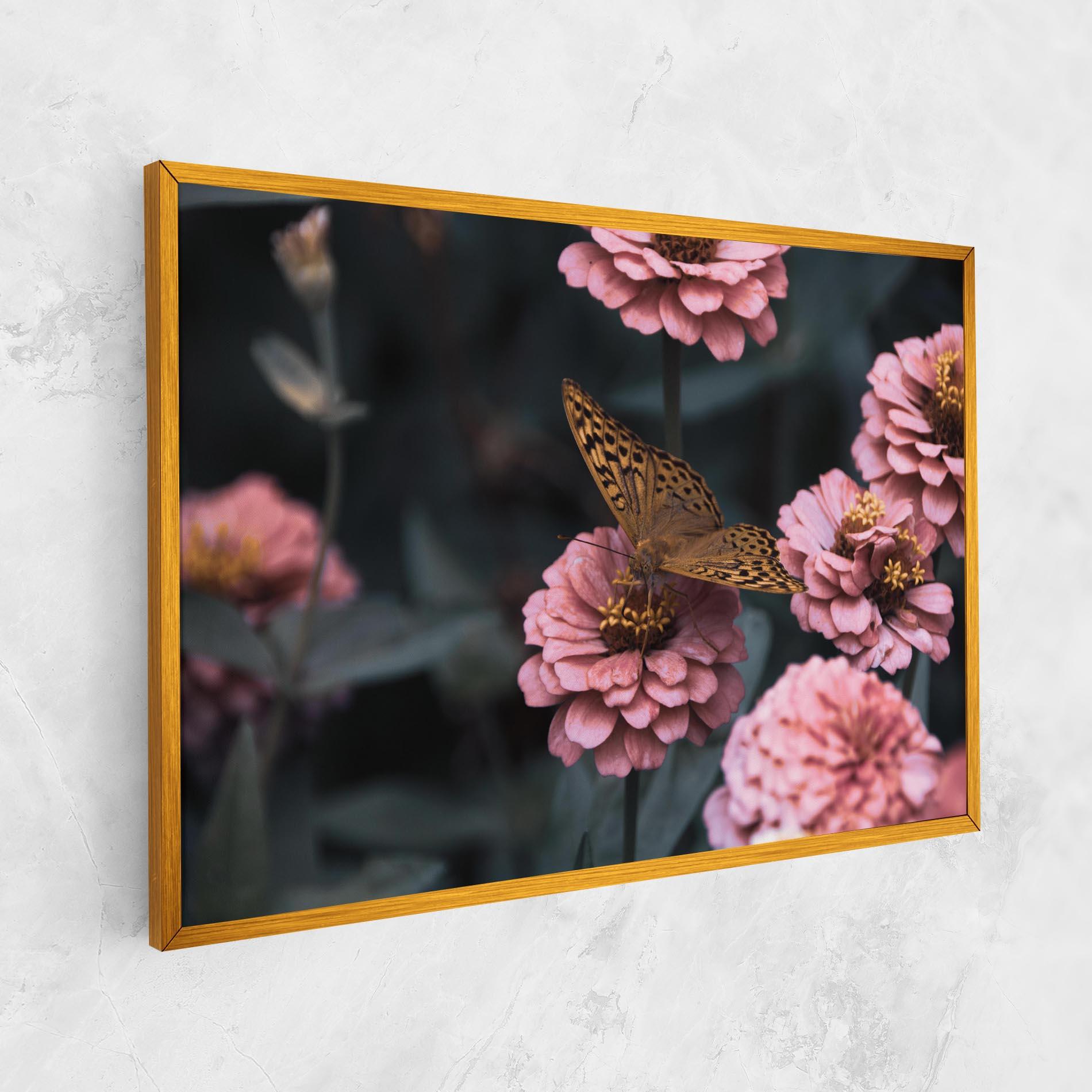 Tablou Canvas Flower Butterfly mockup 1