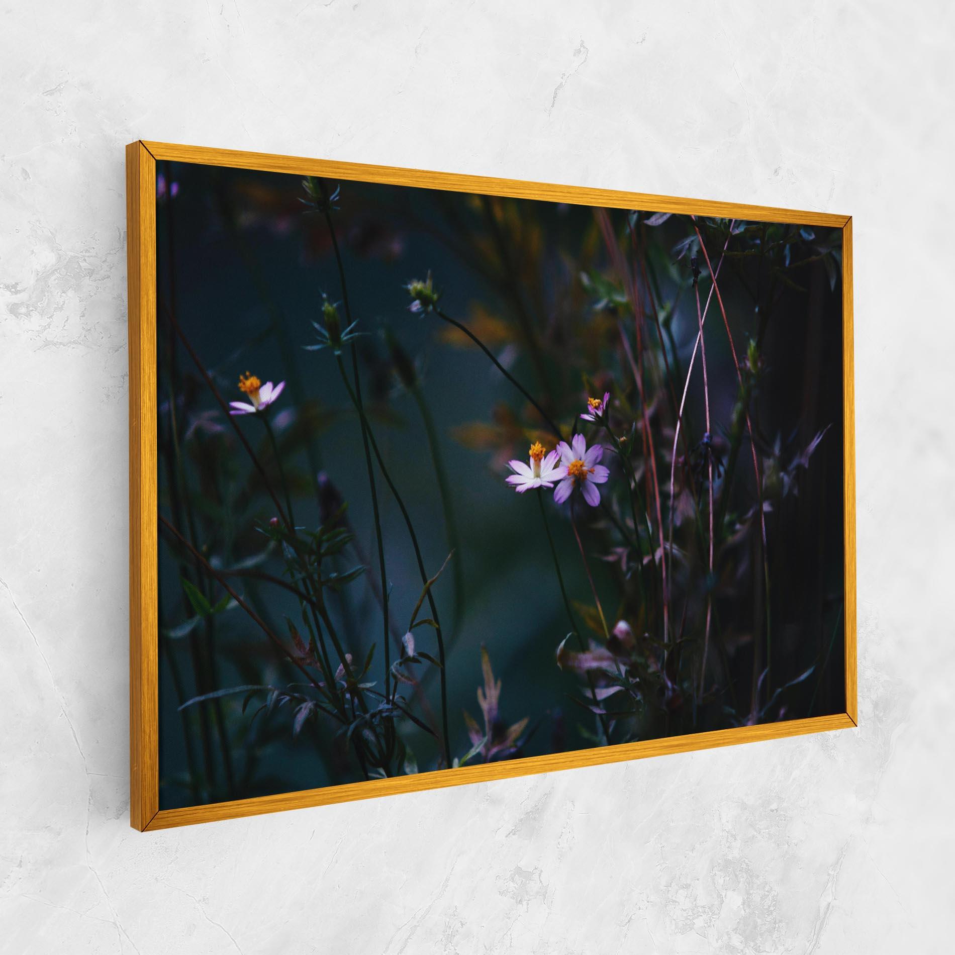 Tablou Canvas Night Flowers mockup 1