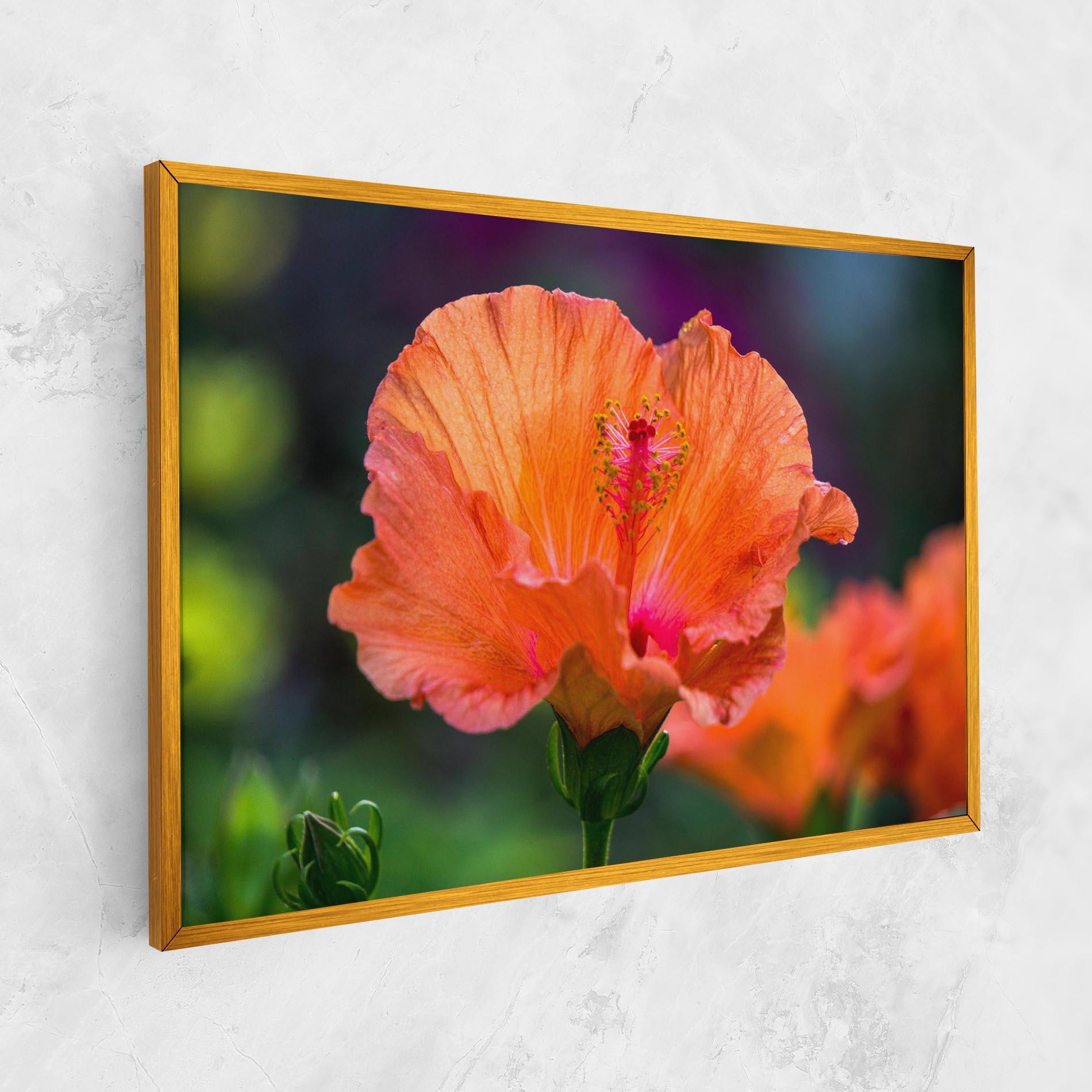 Tablou Canvas Orange Wild Flower mockup 1