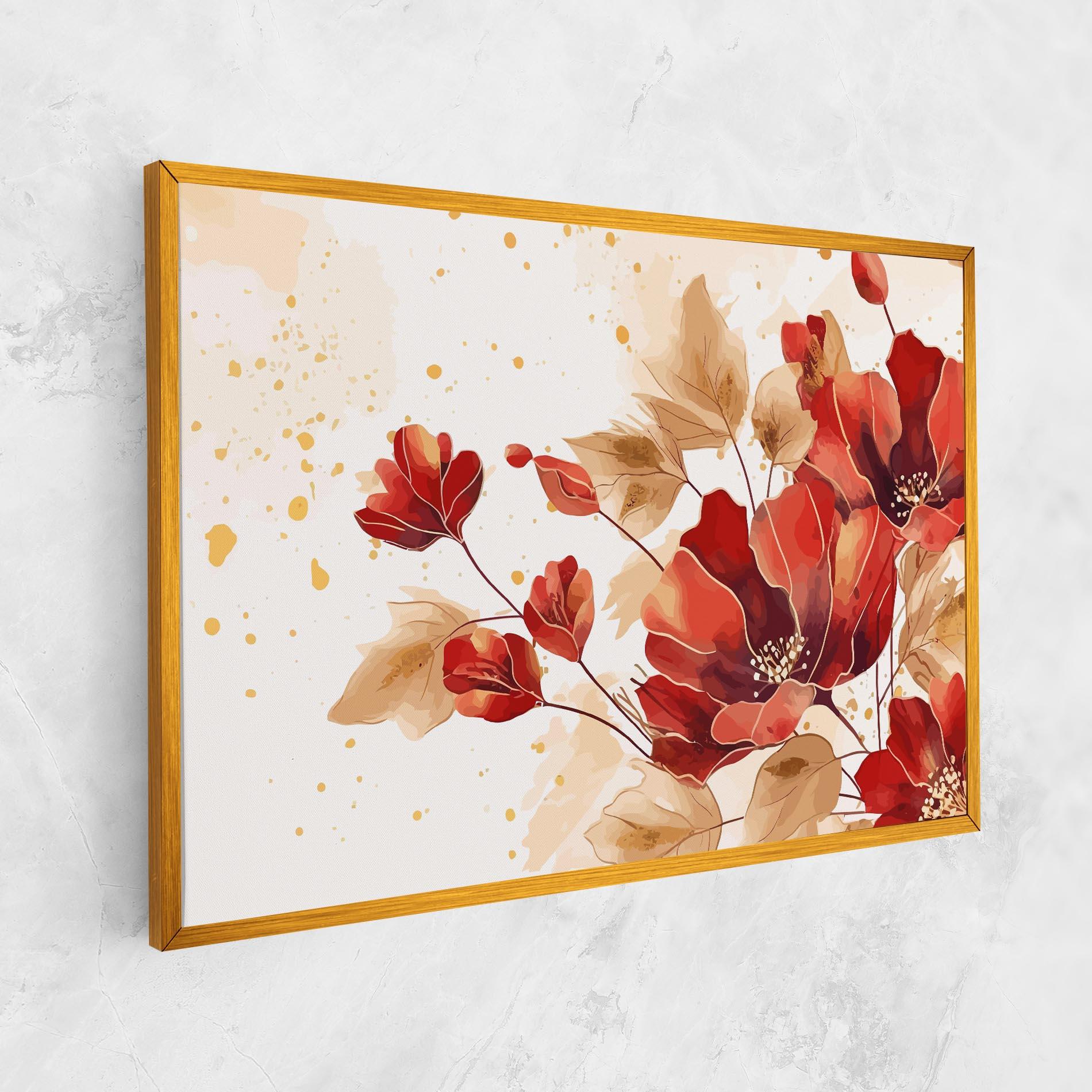 Tablou Canvas Red Wild Gold mockup 1