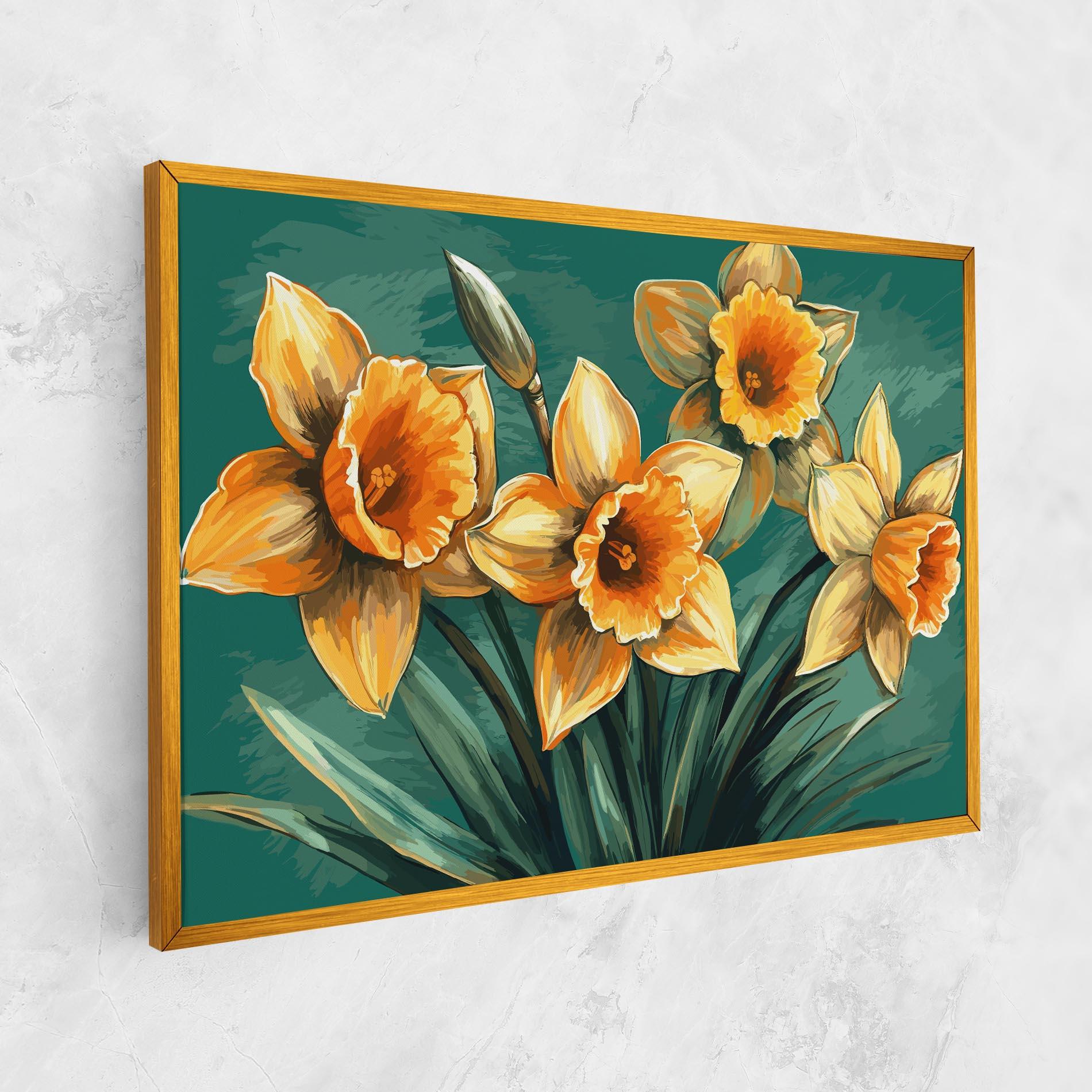 Tablou Canvas Yellow Wild Flower mockup 1