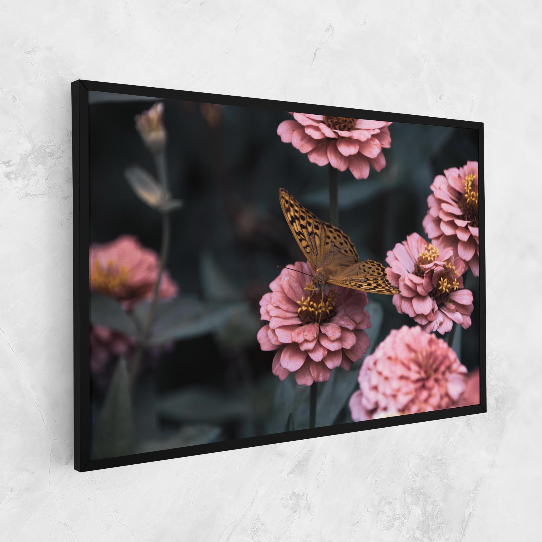 Tablou Canvas Flower Butterfly mockup 1