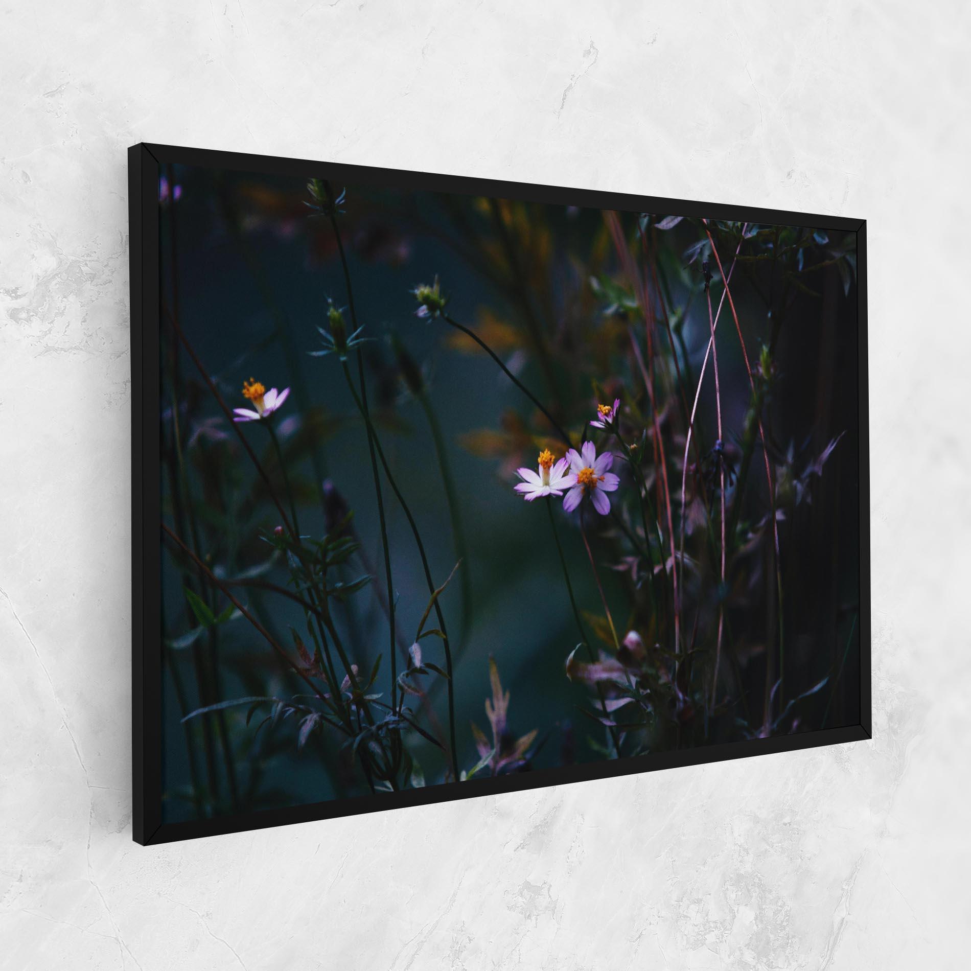Tablou Canvas Night Flowers mockup 1