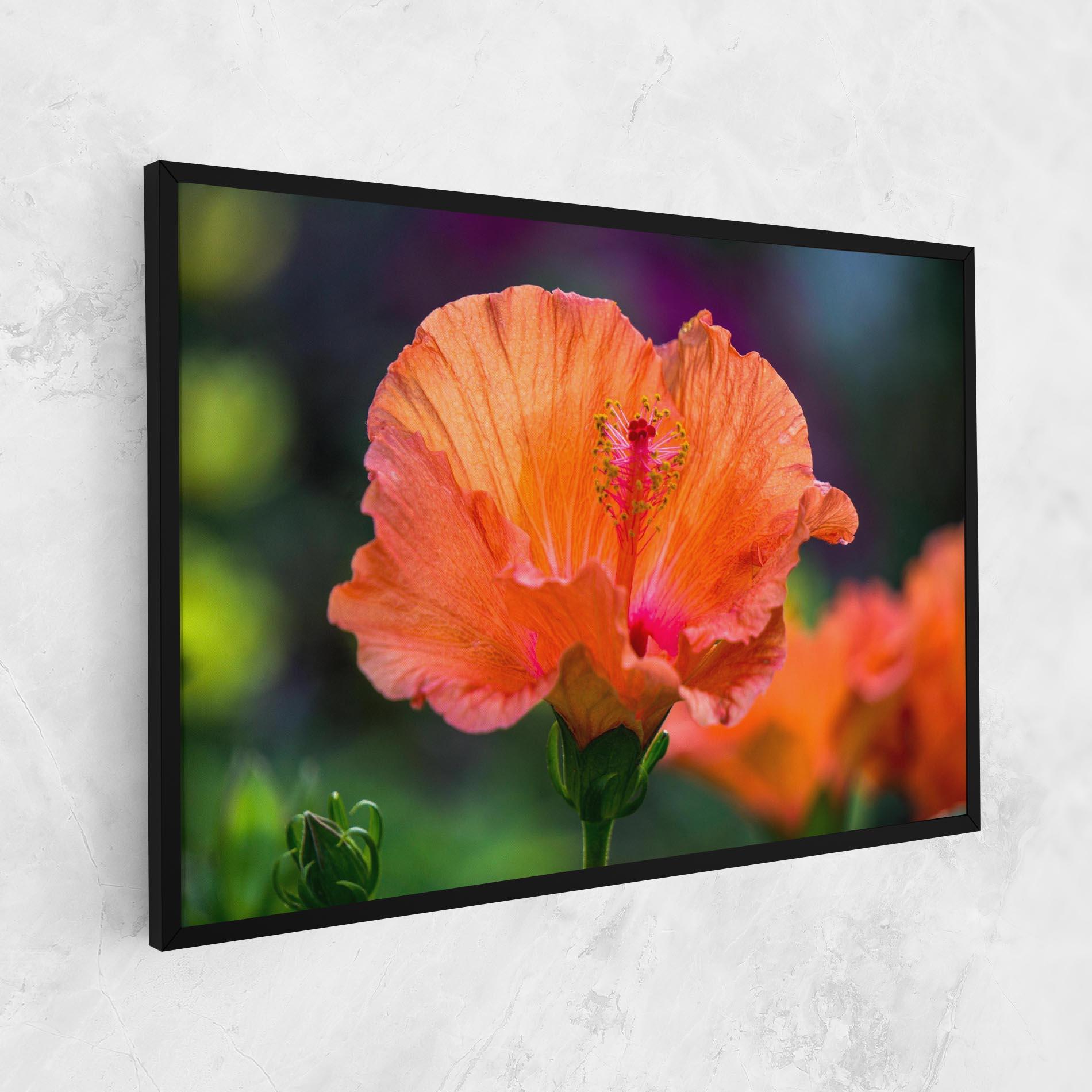 Tablou Canvas Orange Wild Flower mockup 1