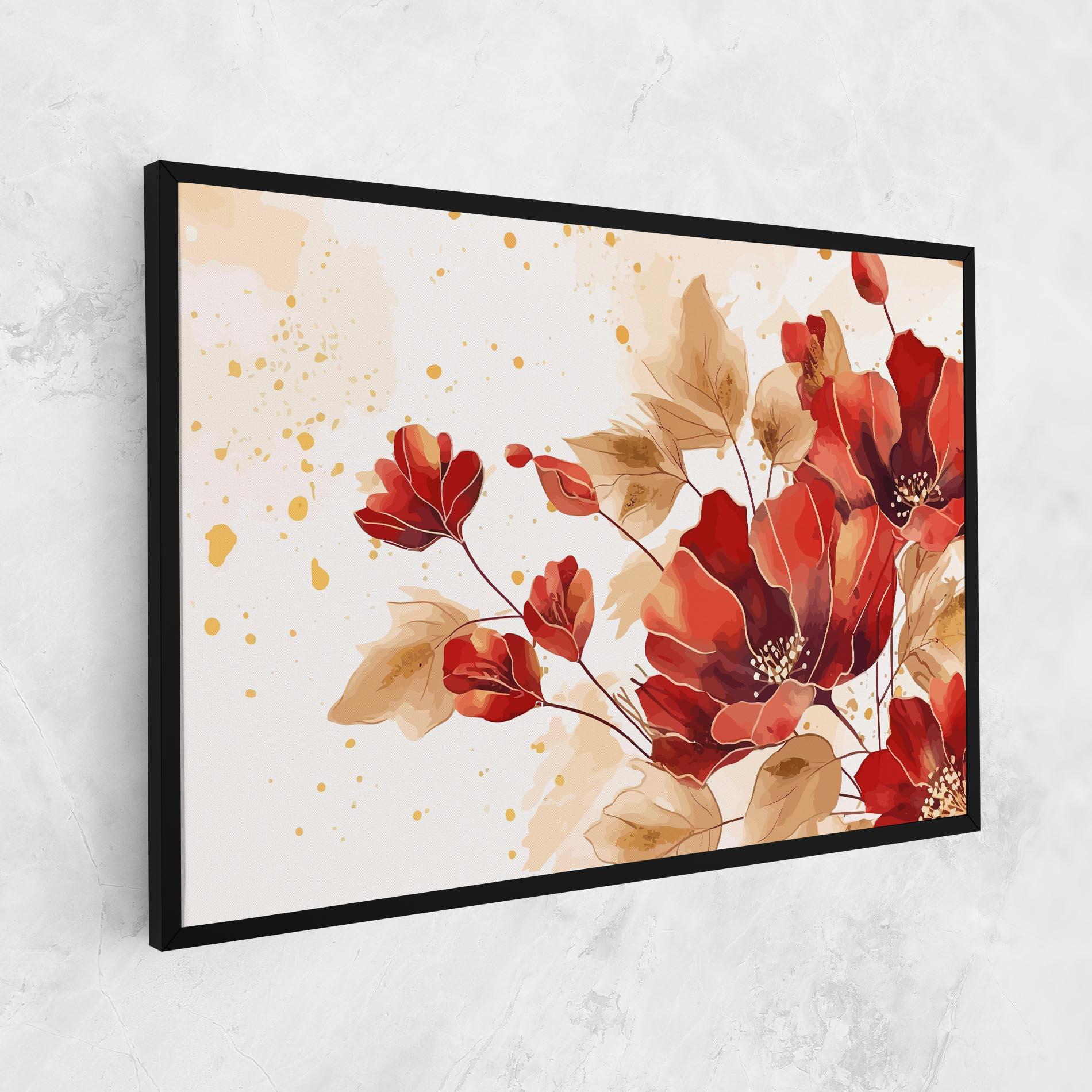 Tablou Canvas Red Wild Gold mockup 1