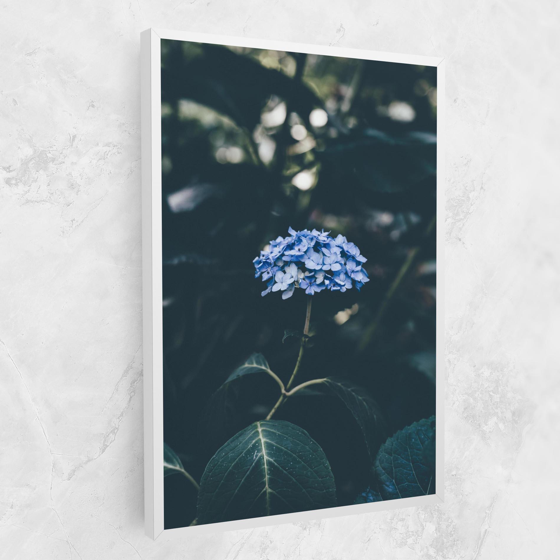 Tablou Canvas Forest Blue Flower mockup 1