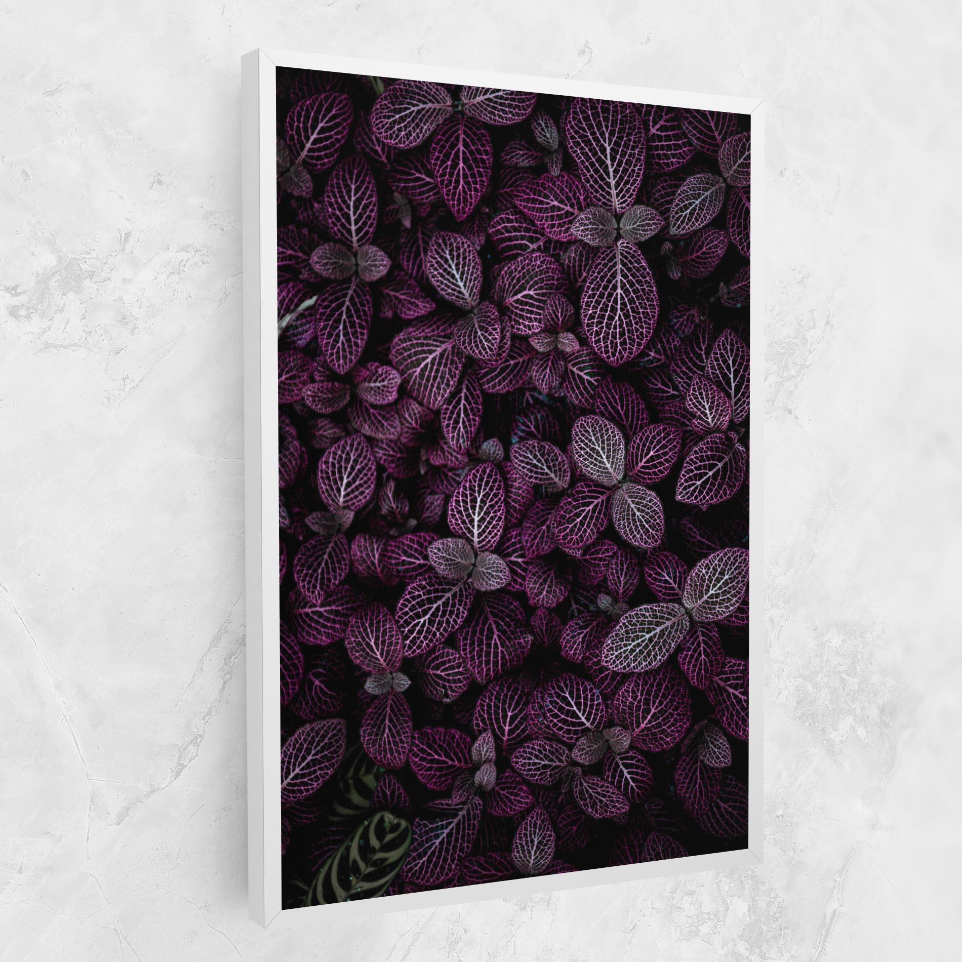 Tablou Canvas Purple Leaves mockup 1