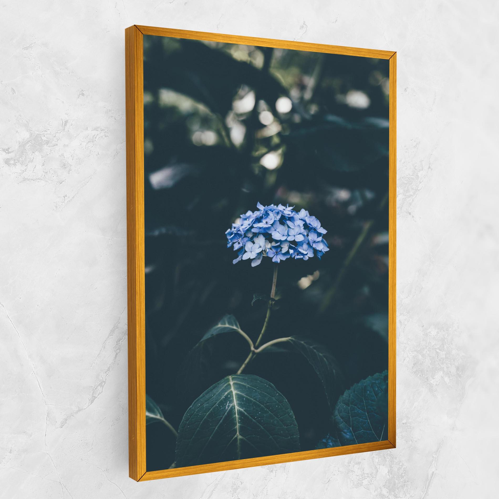 Tablou Canvas Forest Blue Flower mockup 1