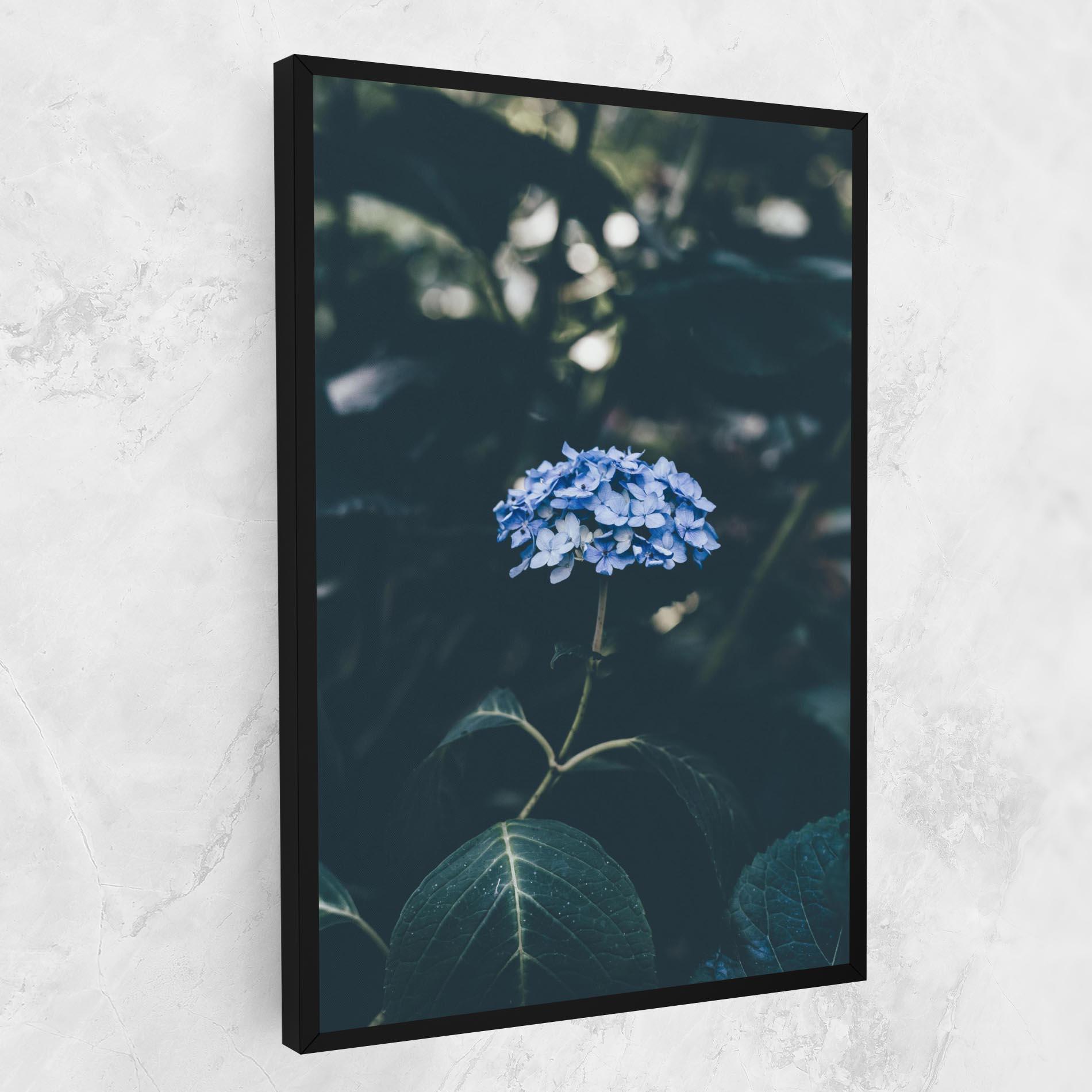 Tablou Canvas Forest Blue Flower mockup 1