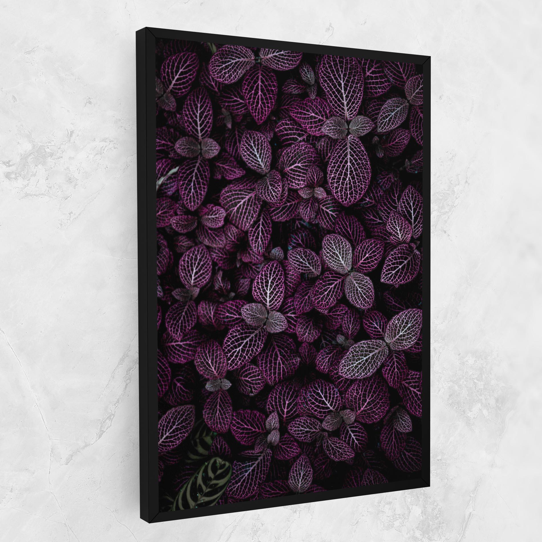 Tablou Canvas Purple Leaves mockup 1