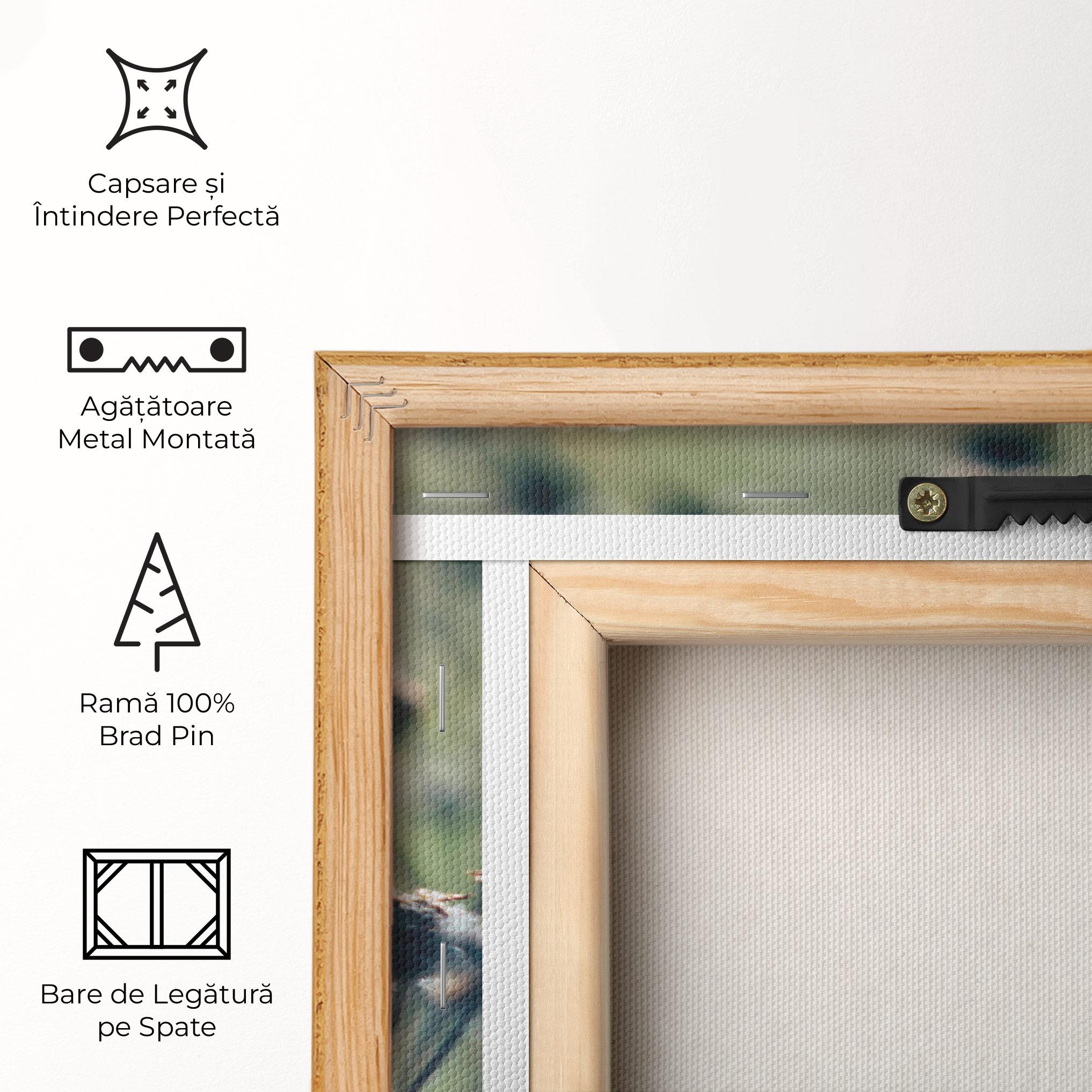 Tablou Canvas Dreamy Purple Flower mockup 5