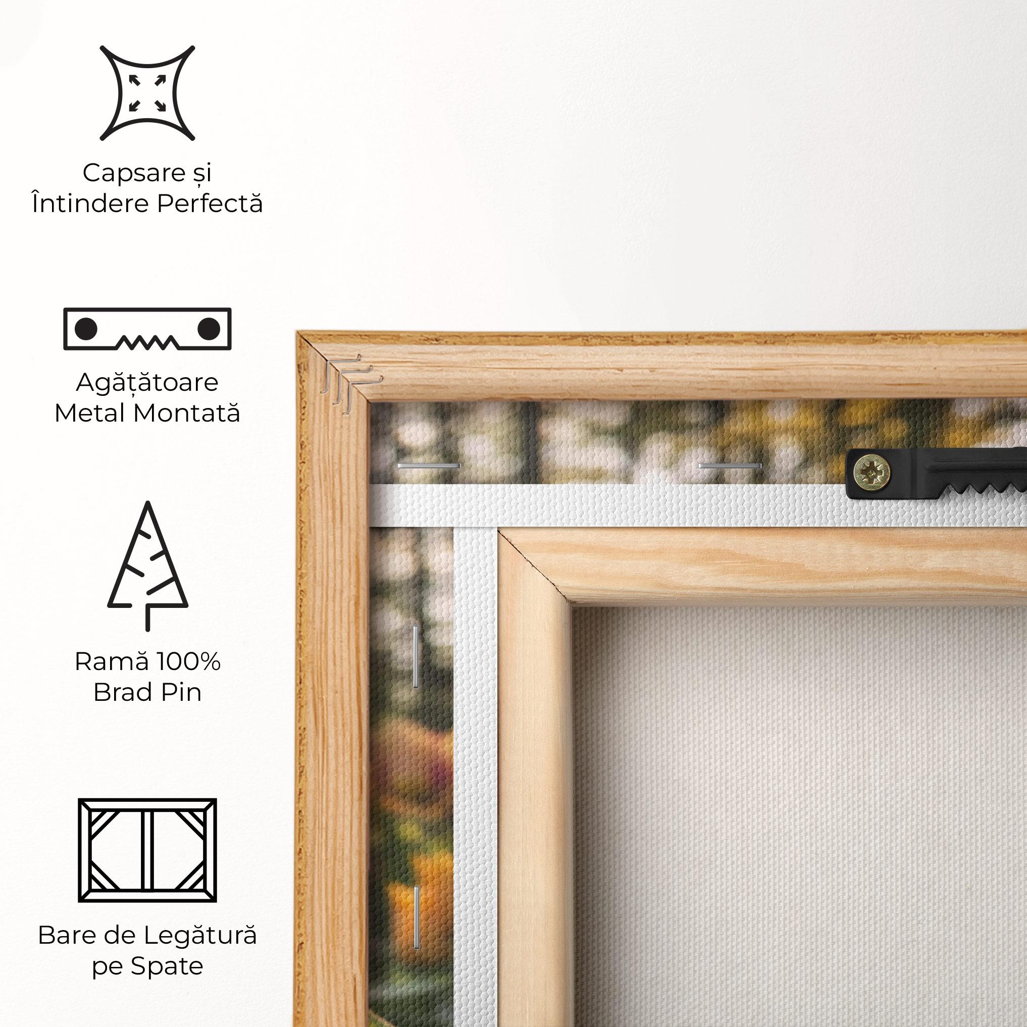 Tablou Canvas Forest Tulips mockup 5