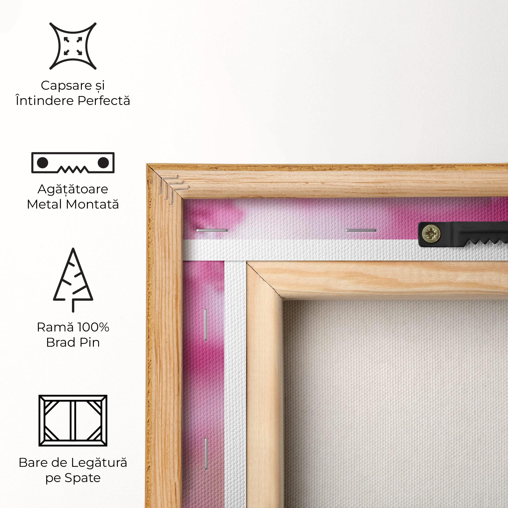 Tablou Canvas Pink Flower Tree mockup 5