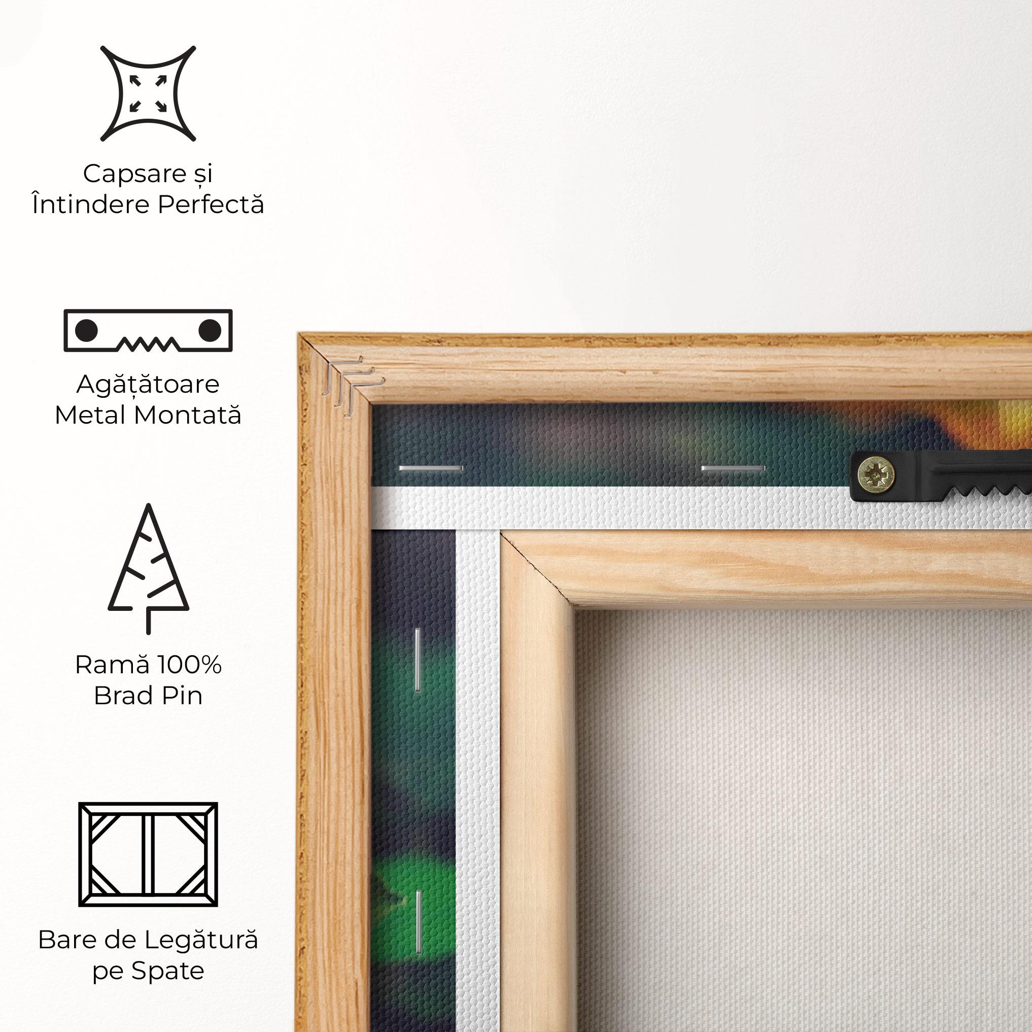 Tablou Canvas Small Pink Flowers mockup 5