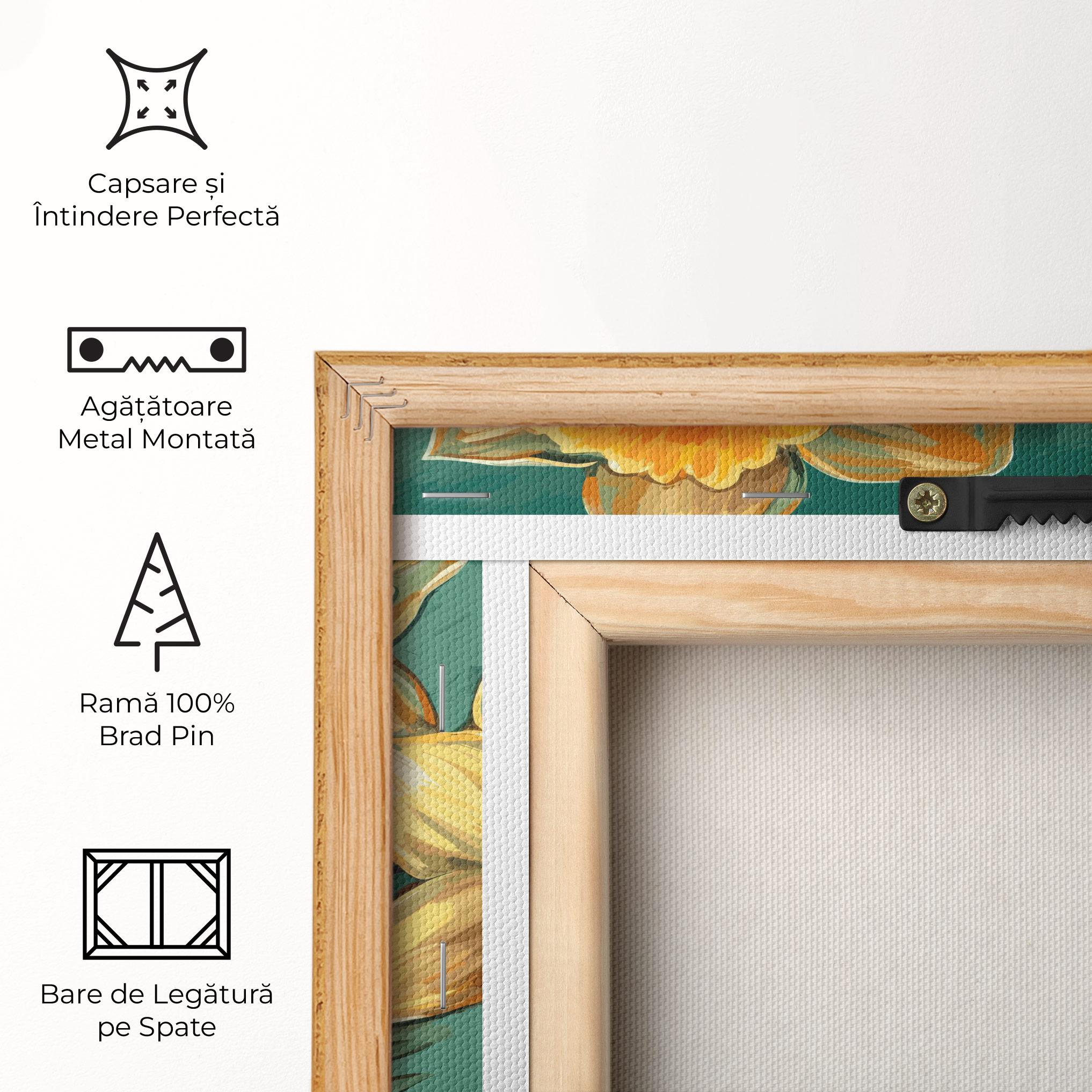 Tablou Canvas Yellow Wild Flower mockup 5