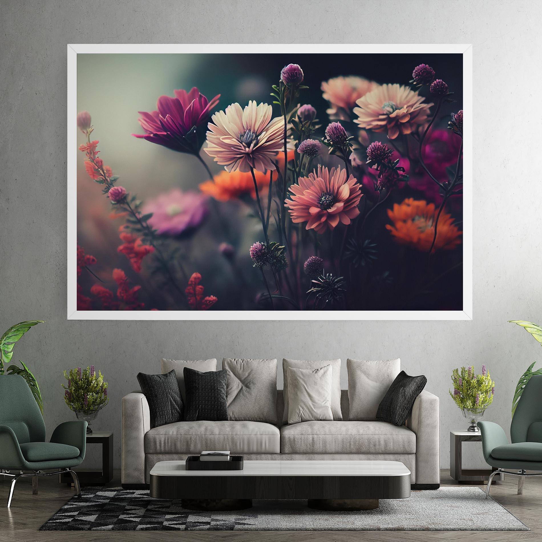Tablou Canvas Beautiful Flower Garden mockup 7