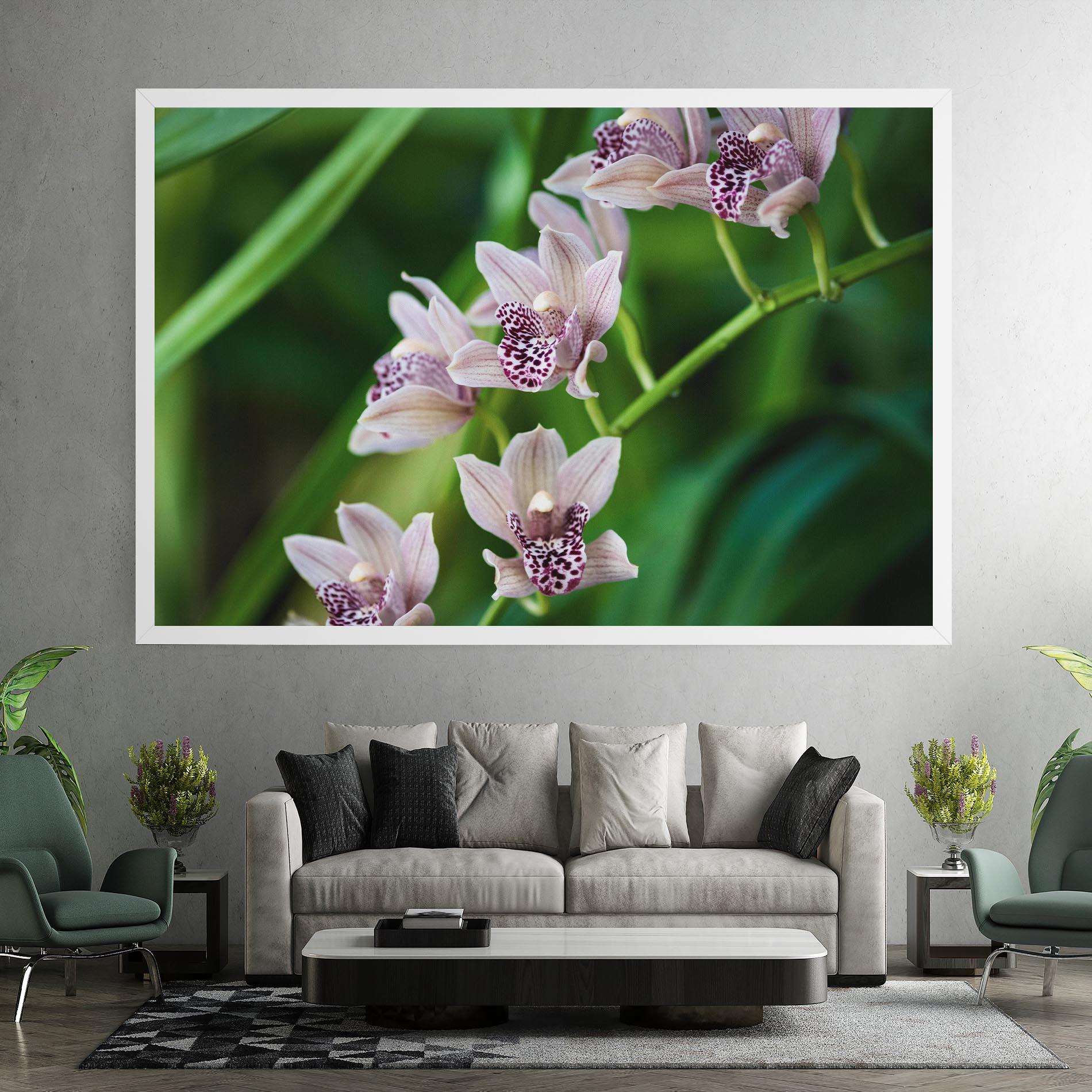 Tablou Canvas Cymbidium Orchid mockup 7