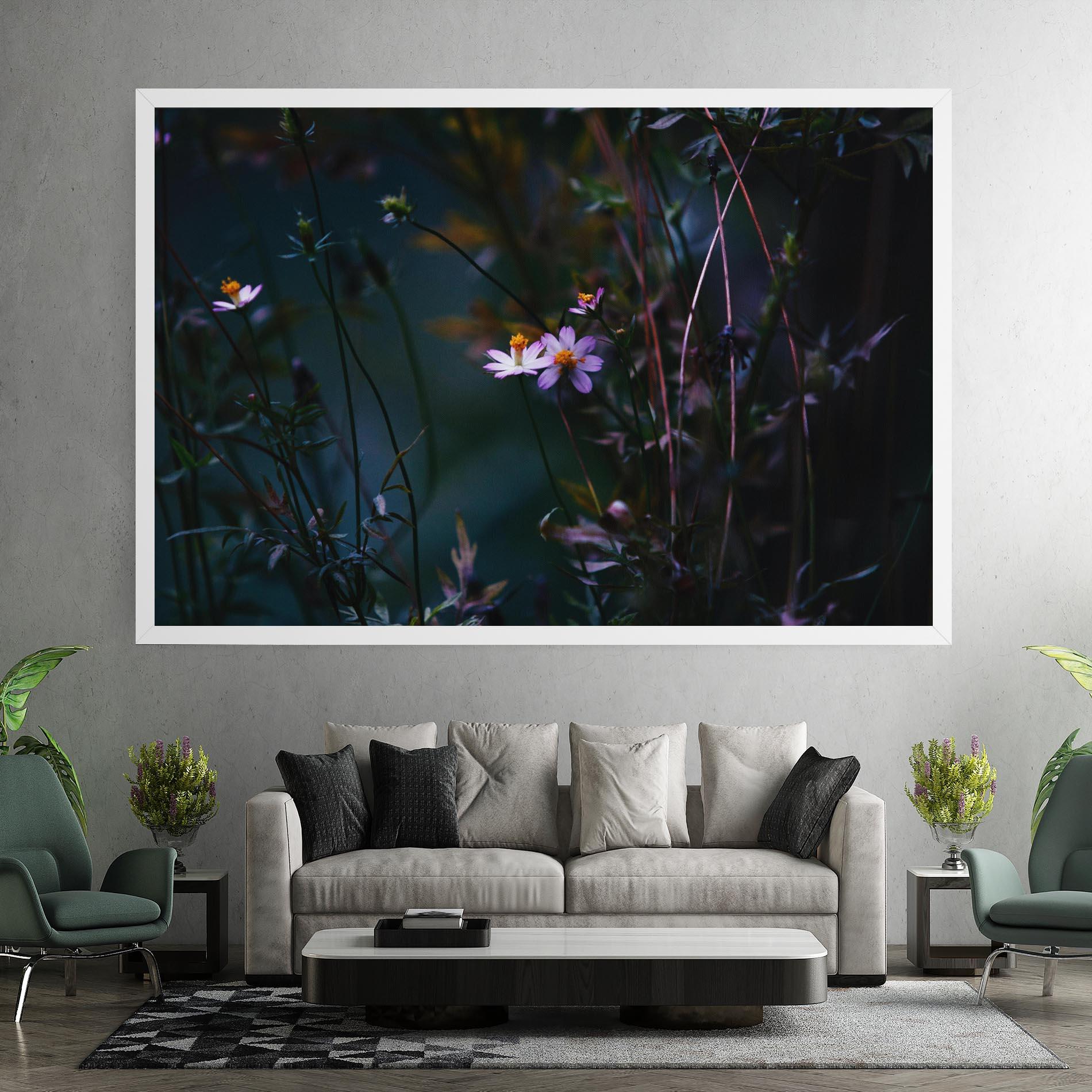 Tablou Canvas Night Flowers mockup 7
