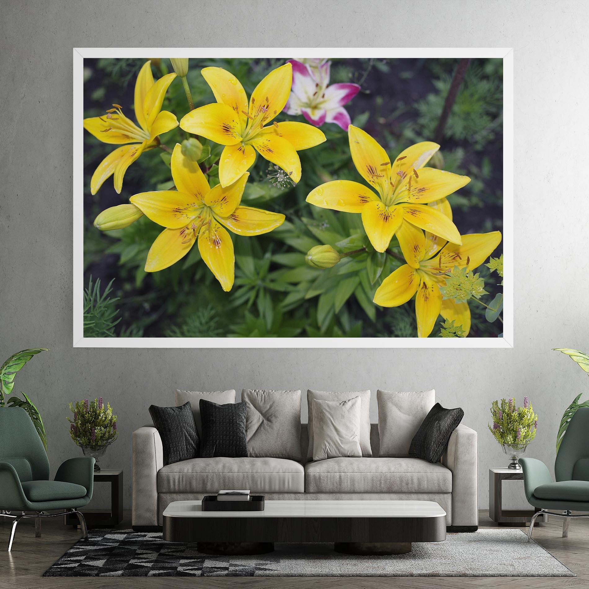 Tablou Canvas Yellow Flowers mockup 7
