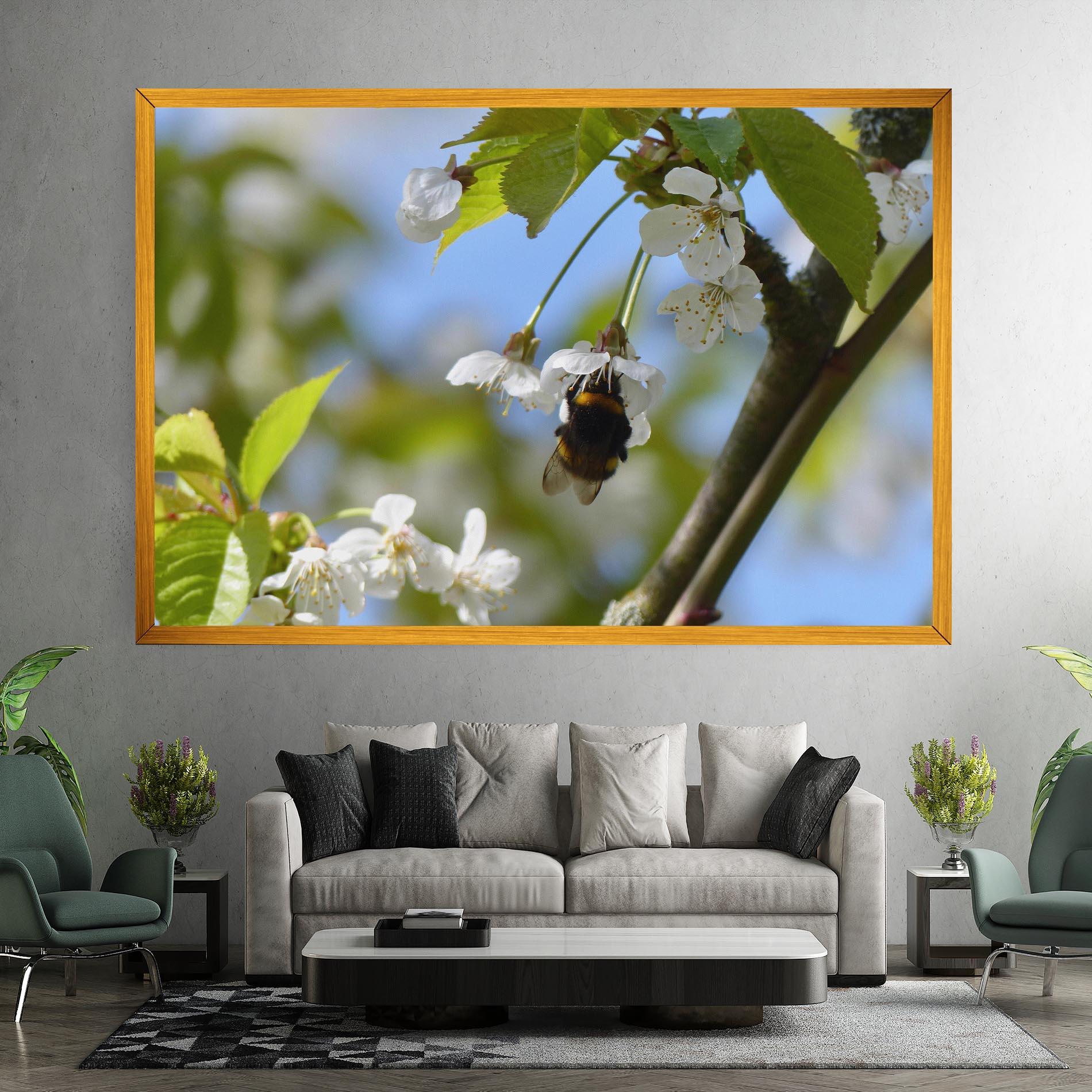Tablou Canvas Bee Wild Tree mockup 7